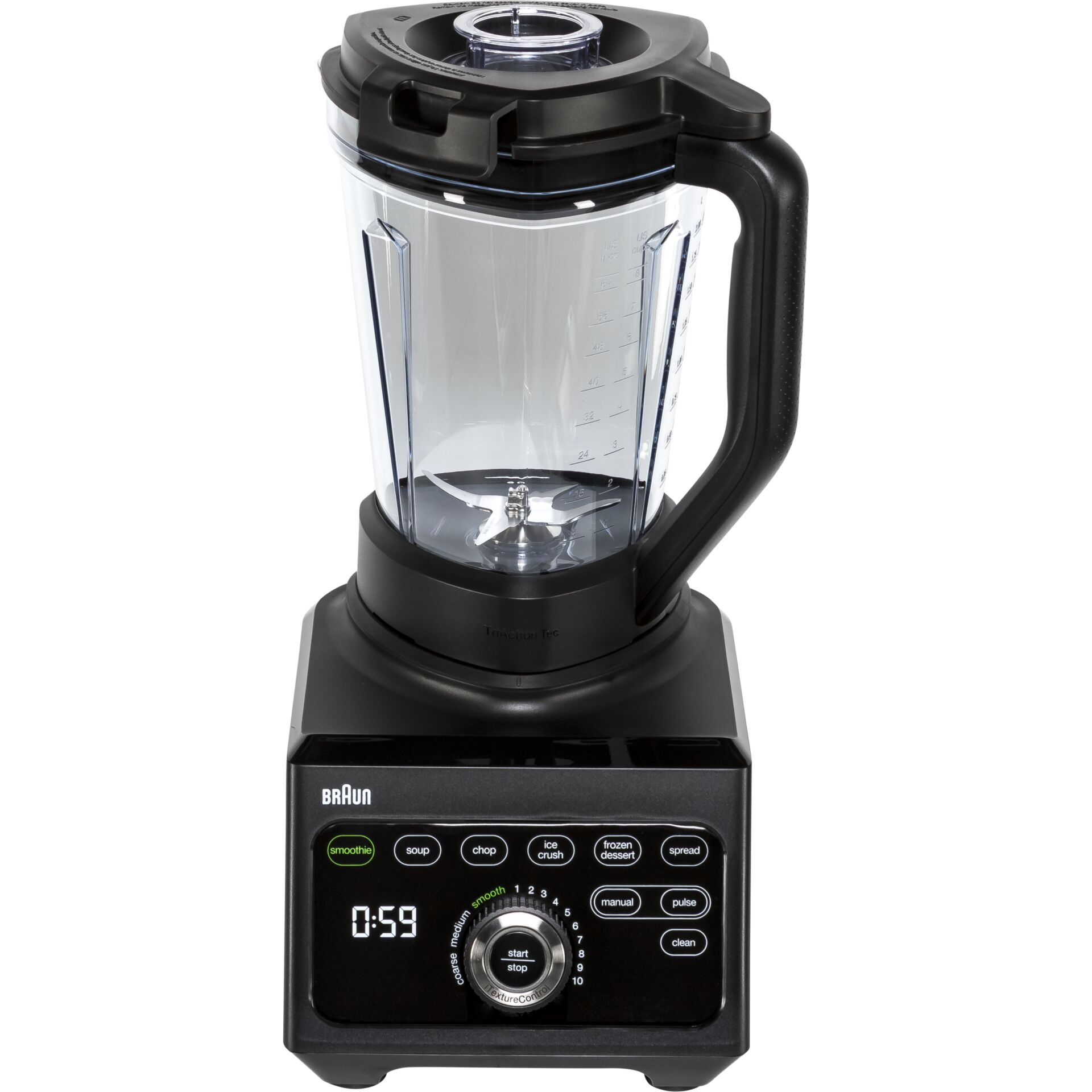 Mixer, Blender, Glasbehälter, Schwarz, Küchengerät