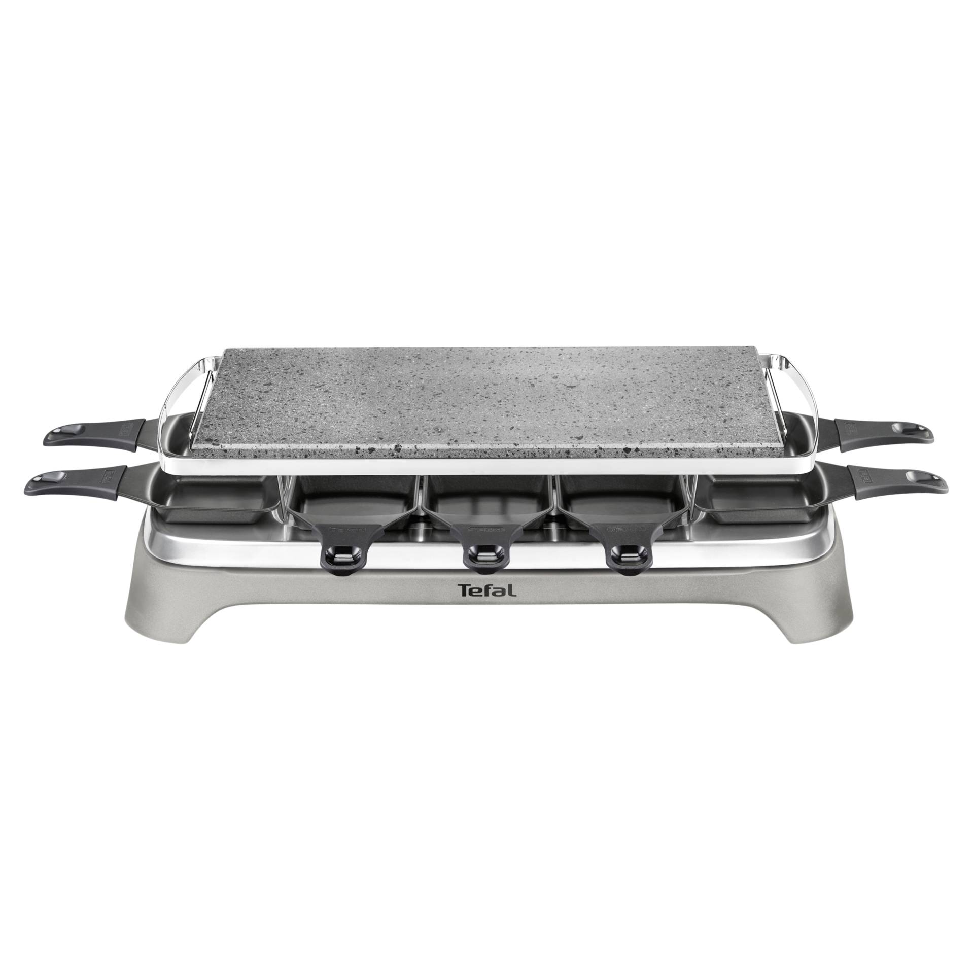 Grillpfanne, Grillplatte, Stufenpfanne, Metall, Tefal