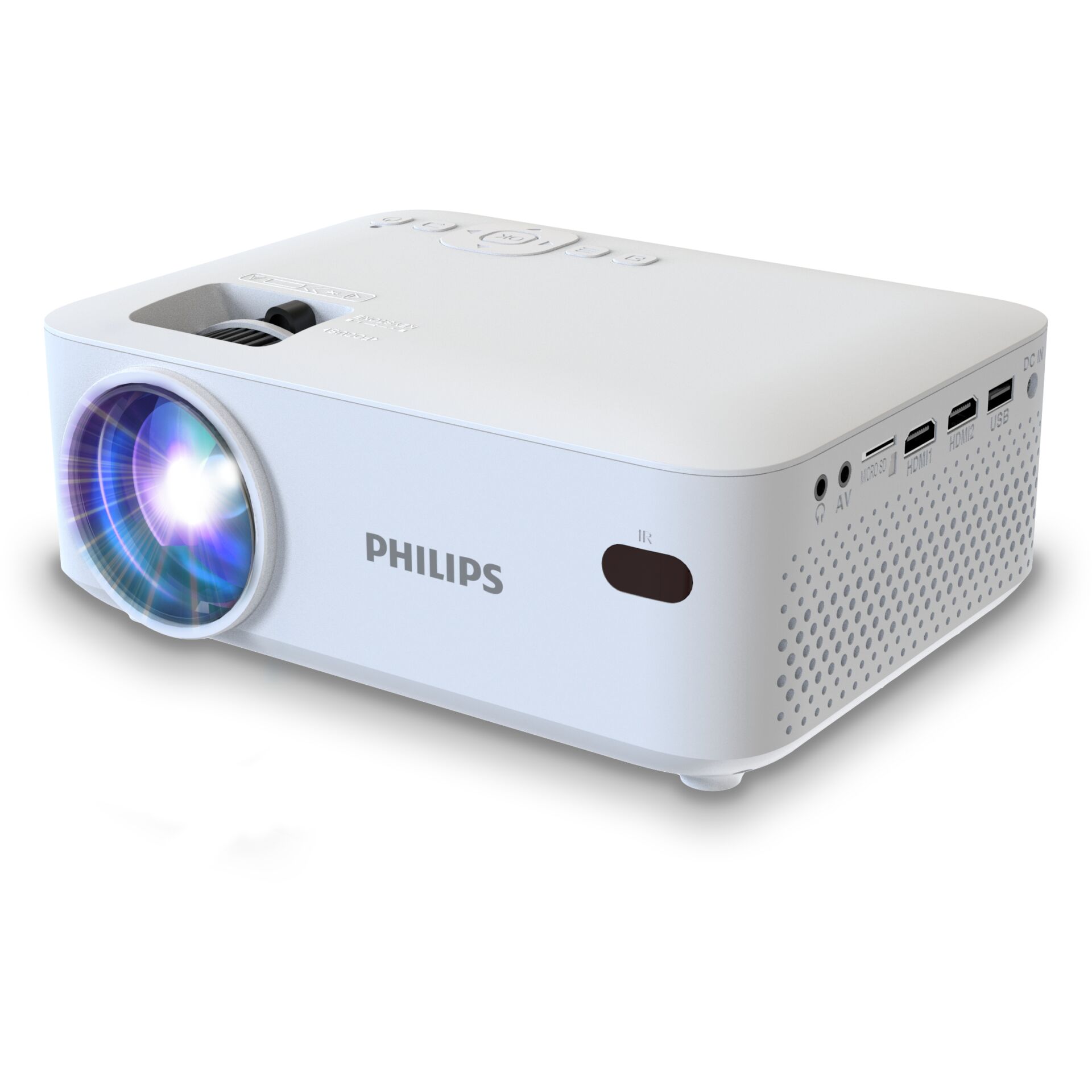 Projektor, LED-Licht, Weiß, Kompakt, PHILIPS