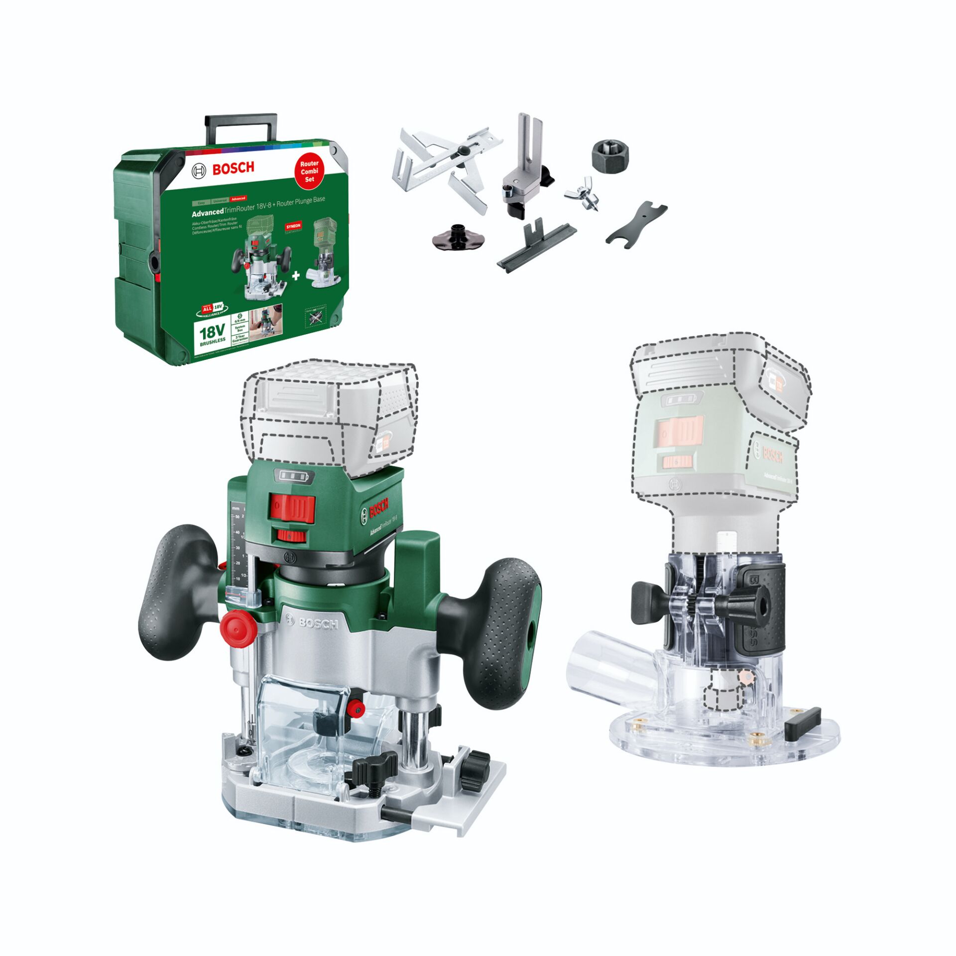 Paket, Router-Set, Fräse, Fräsen, Bosch