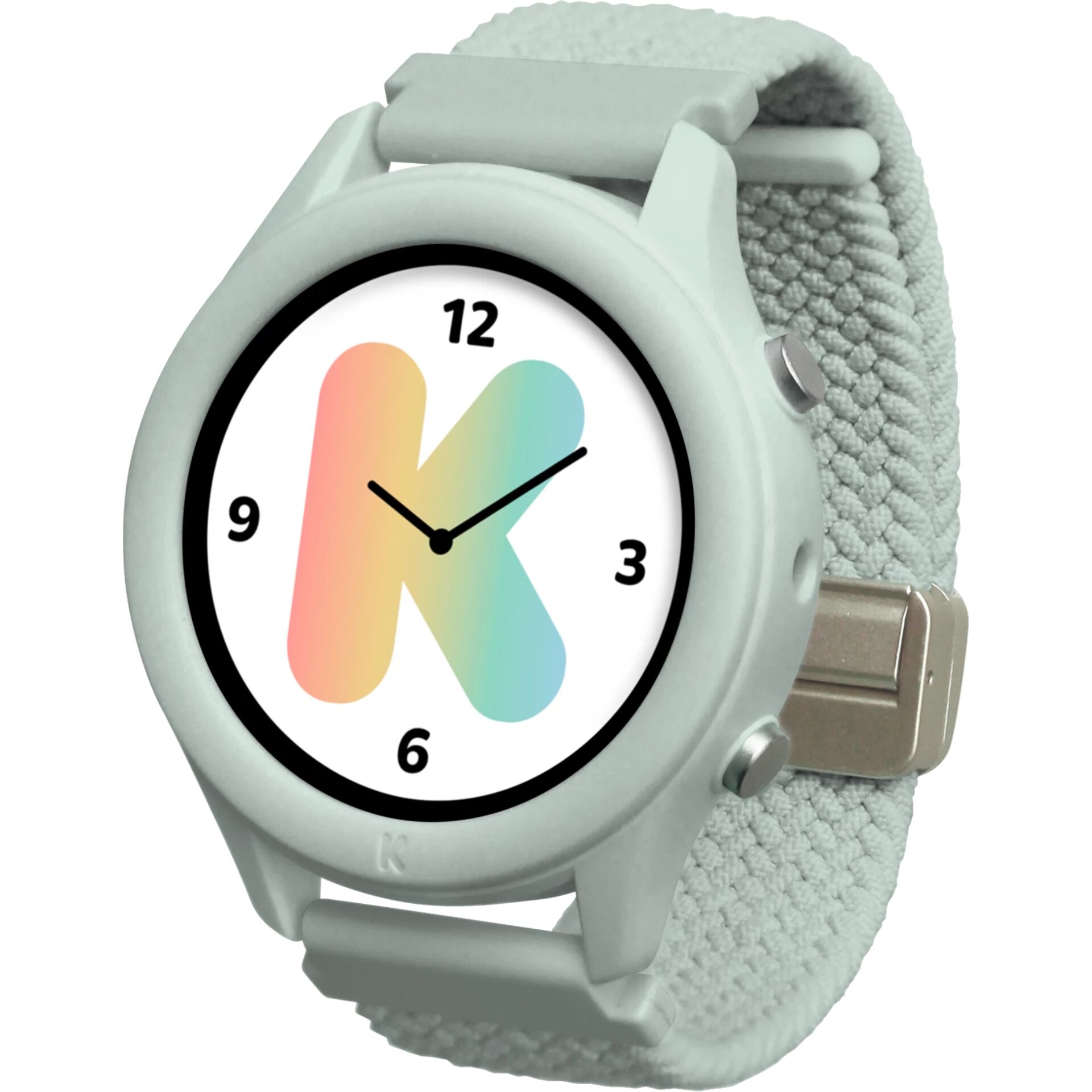 Uhr, Kinderuhr, Analog, Petite Uhr, Graue Armbanduhr