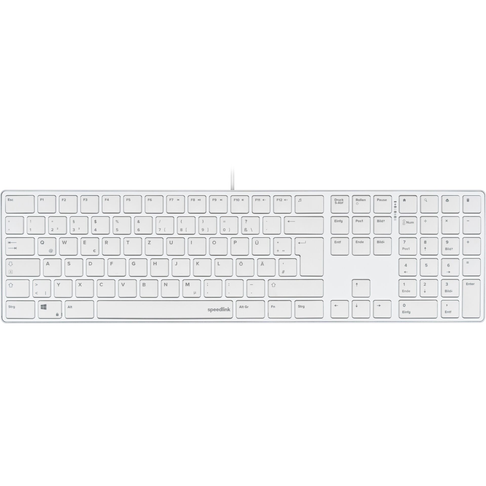 Tastatur, QWERTZ, Schwarz, USB, Fullsize
