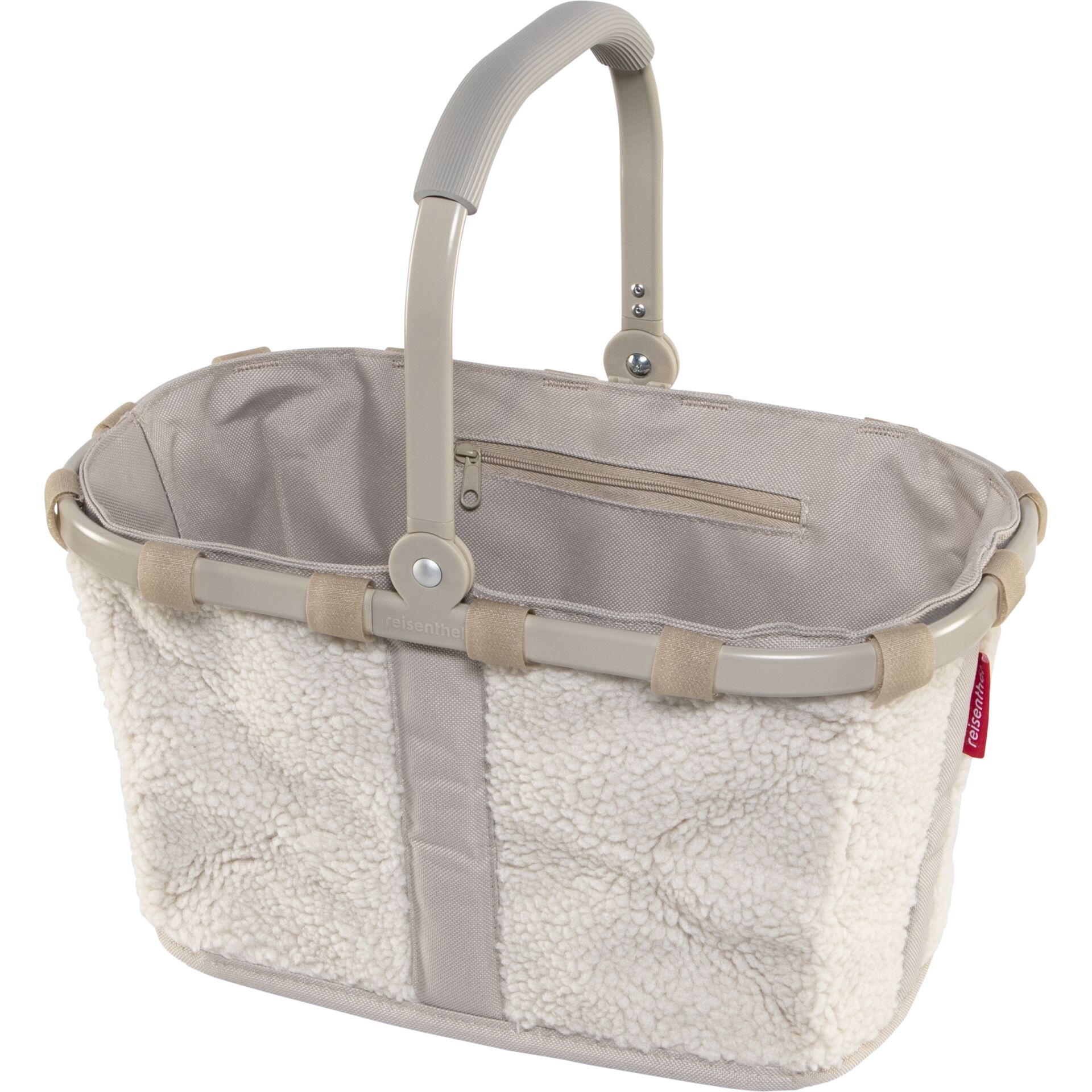 Tasche, Tasche, Handtasche, Körbchen-Tasche, Fleece