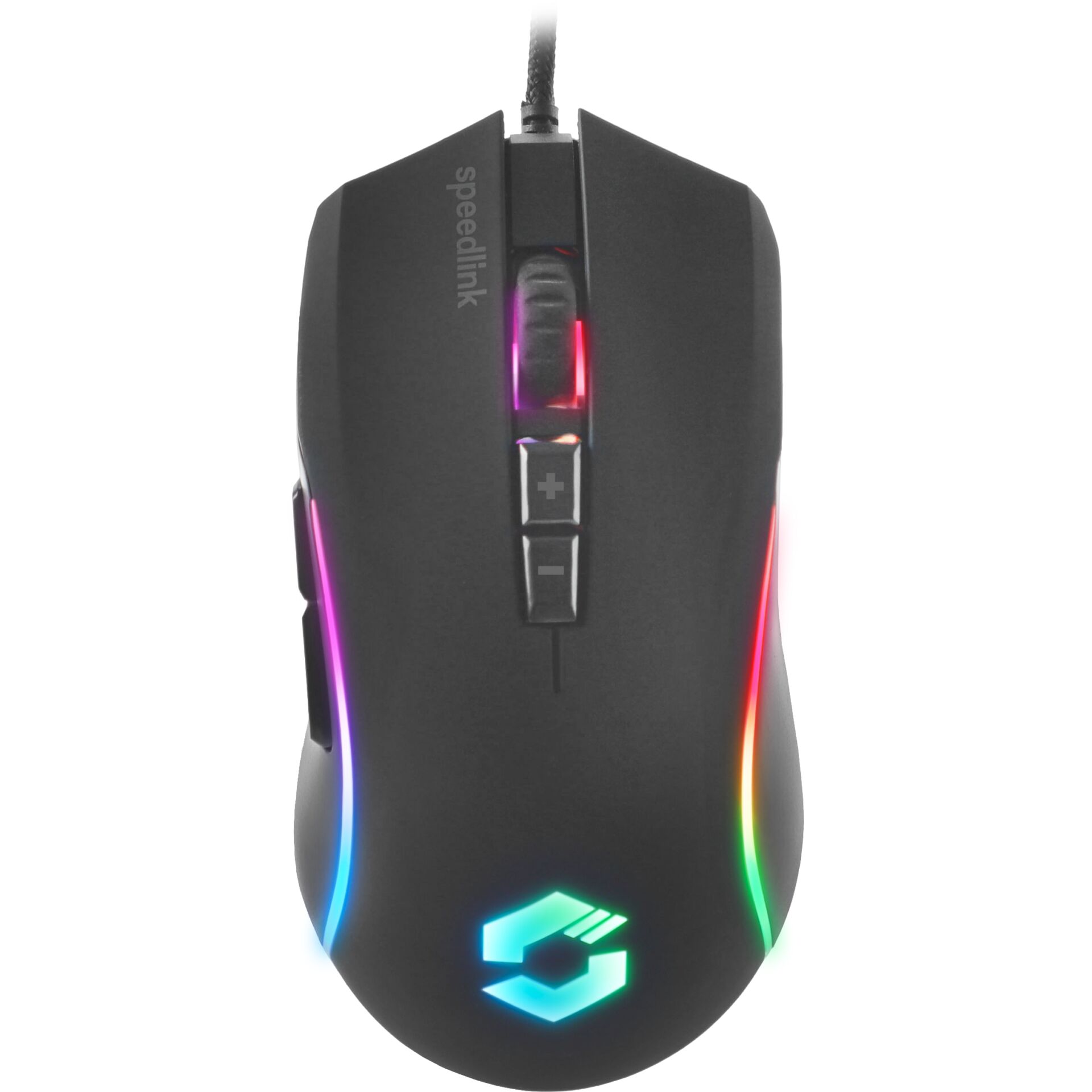 Gaming-Maus, verkabelt, RGB-Beleuchtung, Scrollrad, Tasten