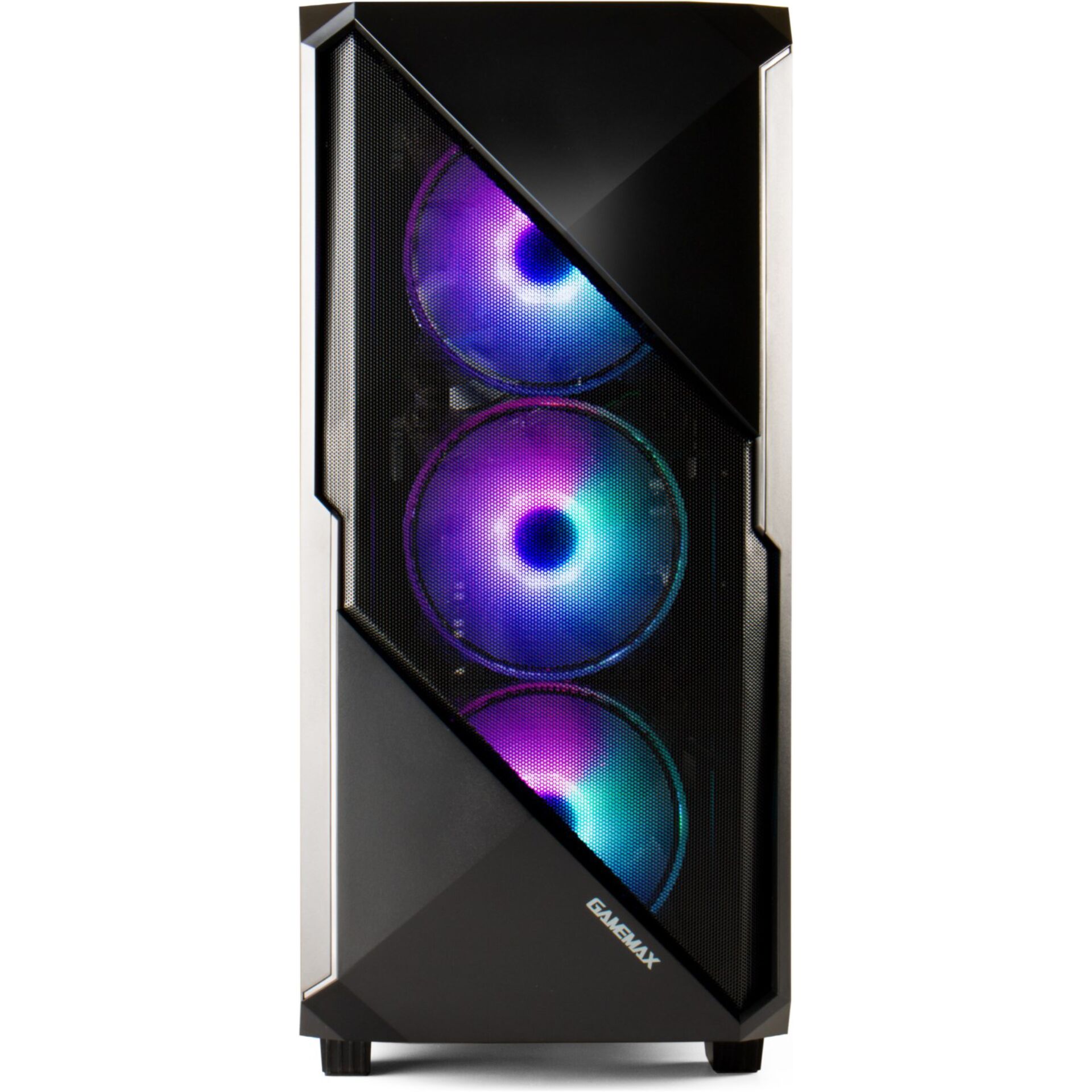 PC-Gehäuse, RGB-Lüfter, Mid-Tower, Mesh-Front, Gaming-Gehäuse