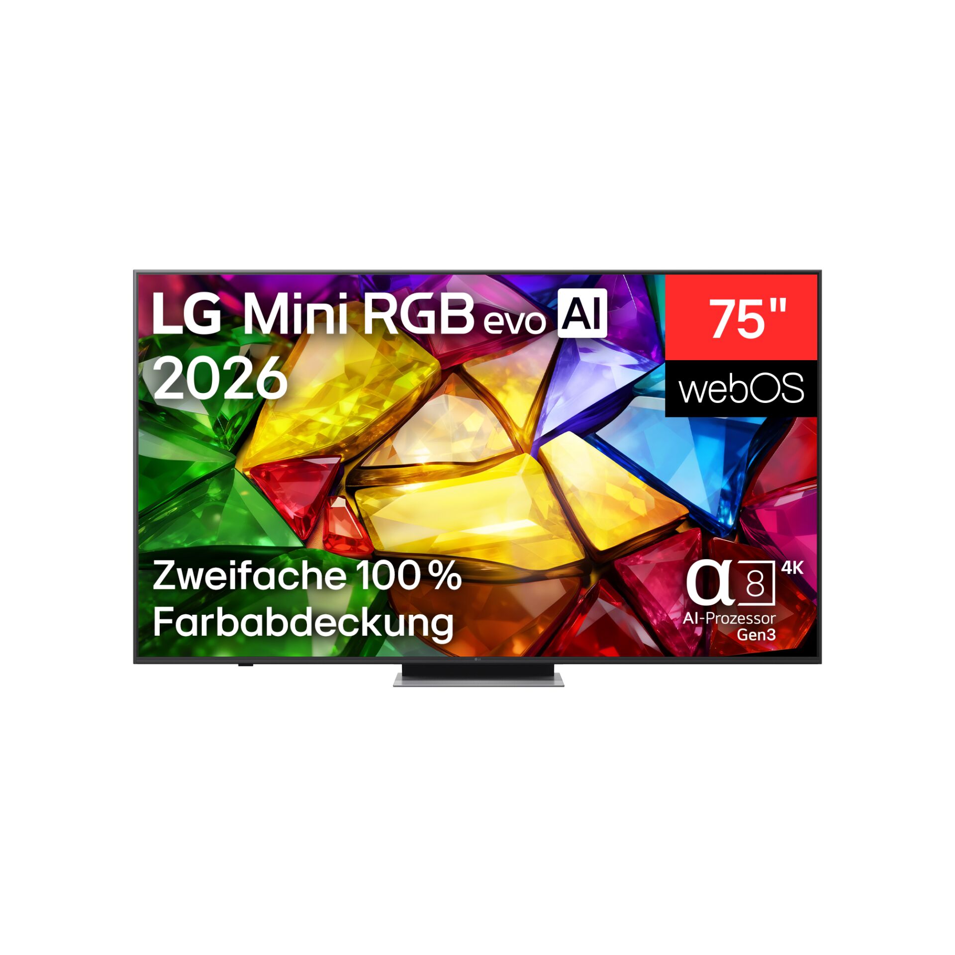 Fernseher, 75 Zoll, LED, WebOS, 4K