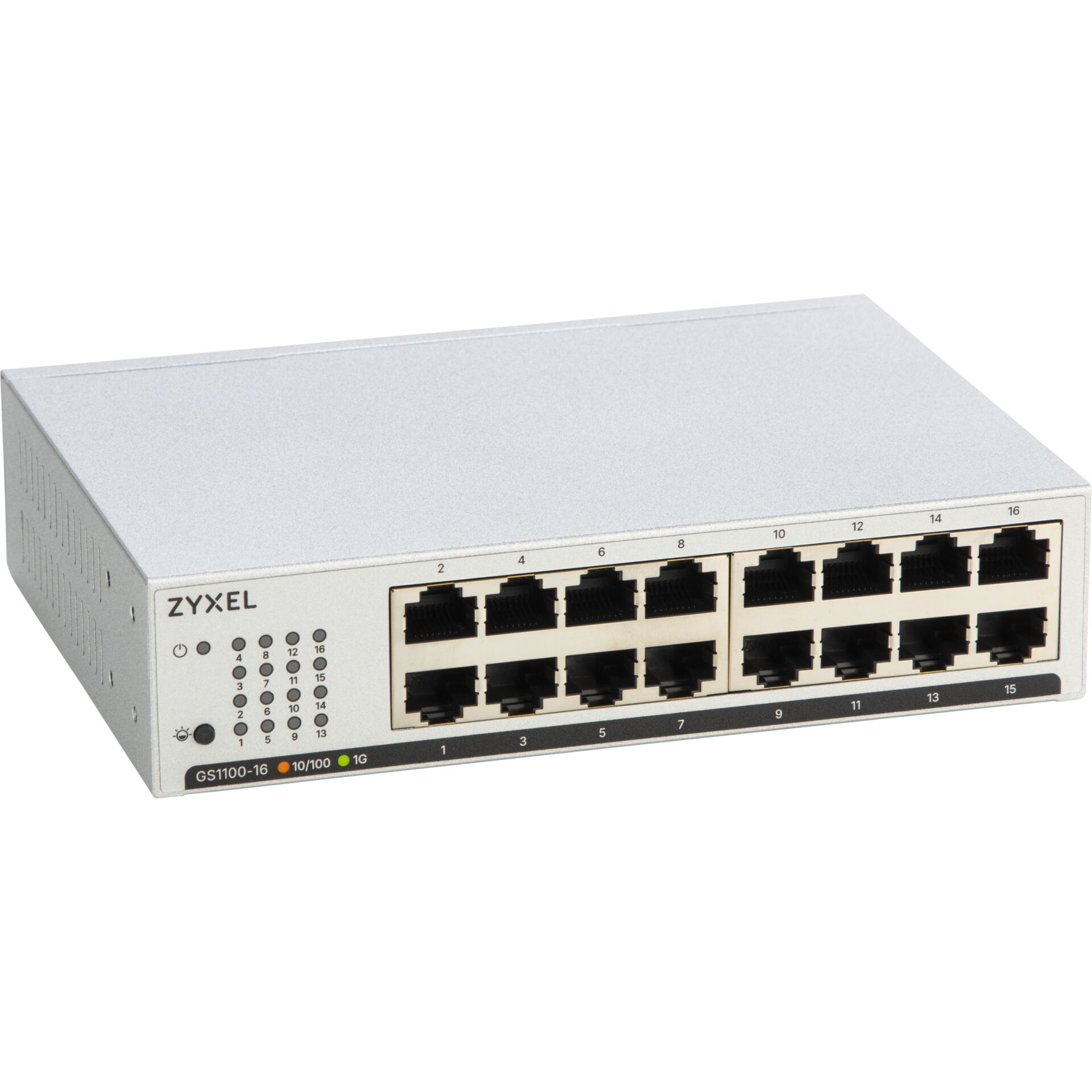 switch, Netzwerk-Switch, 16-Port, PoE nicht, Rack-Montage