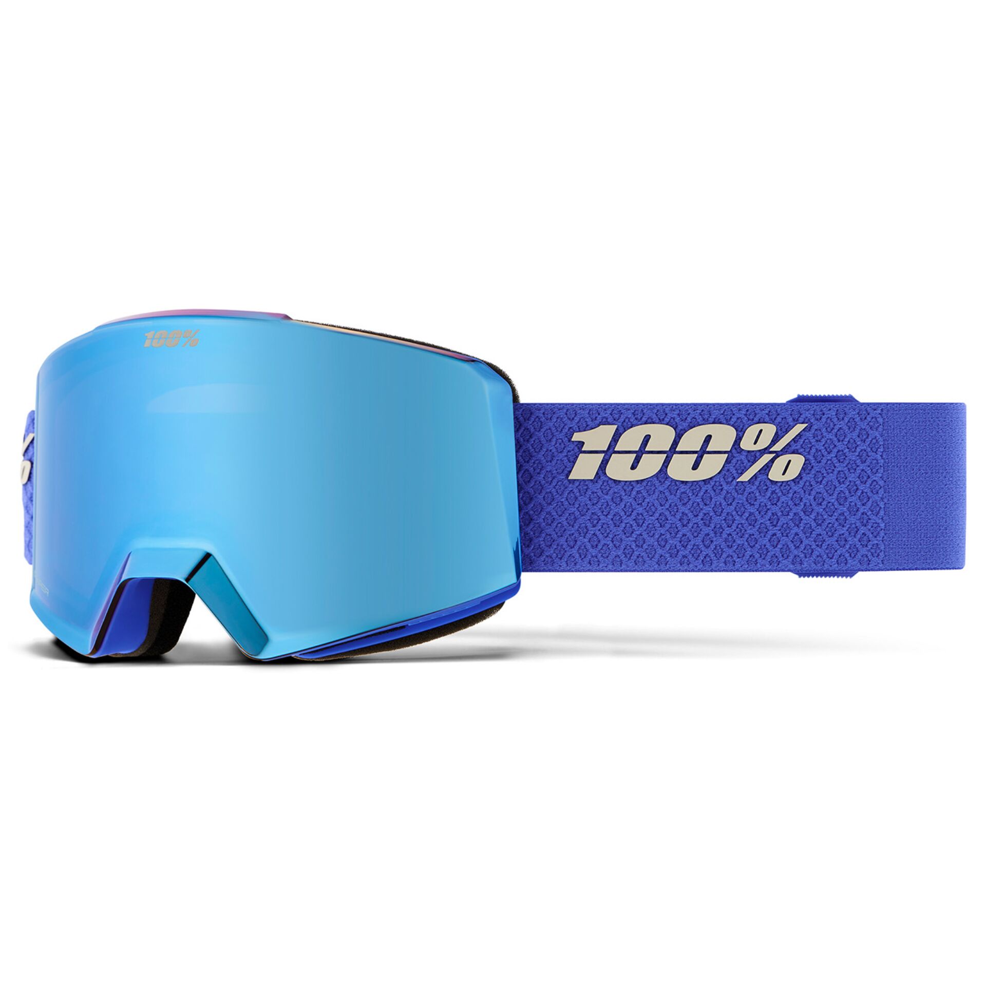 Skibrille, Blau, Gletscherbrille, Gummi-Band, 100%