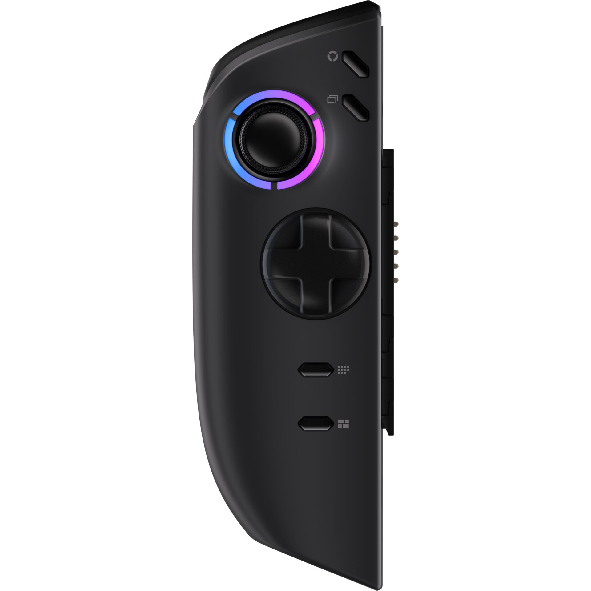 Gaming-Controller, RGB-Ring, Daumenstick, D-Pad, Seitliche Tasten