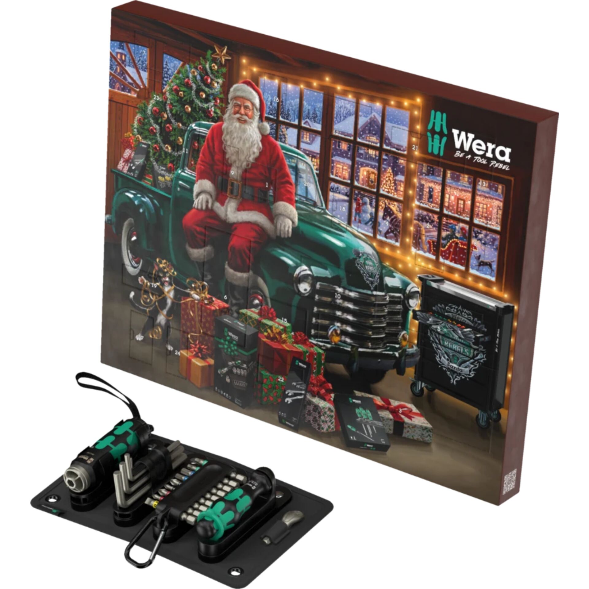 Adventskalender,  Santa,  Weihnachten,  Werkzeuge,  Lastwagen