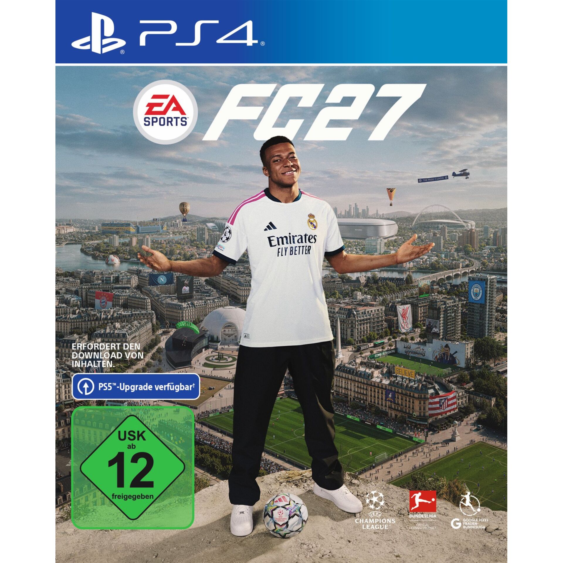 PS4, FIFA 21?, EA Sports, Soccer game, Real Madrid Jersey