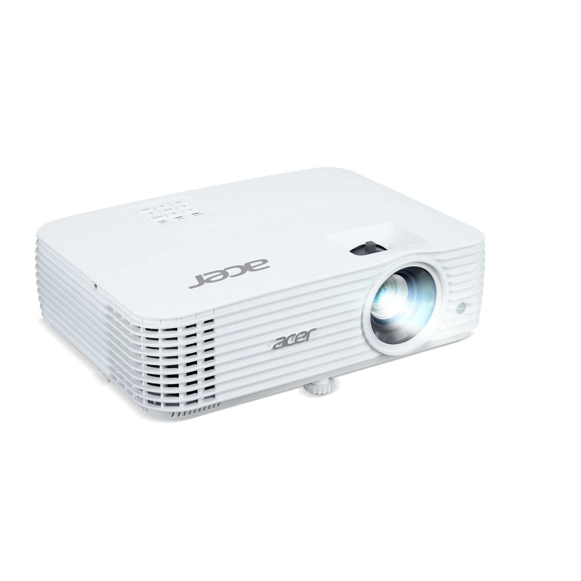 Projektor, Weiß, LED-Beleuchtung, Gehäuse, Acer-Branding