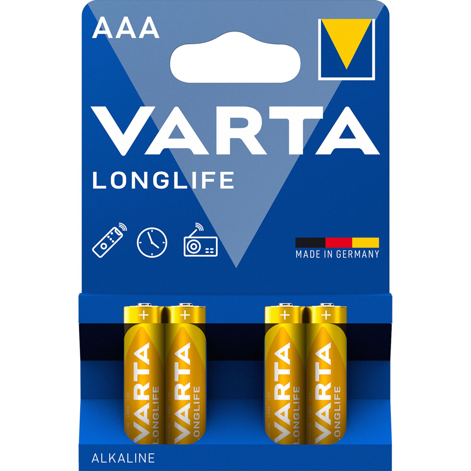 50x4 Varta Longlife Micro AAA  LR 03       VPE Masterkarton