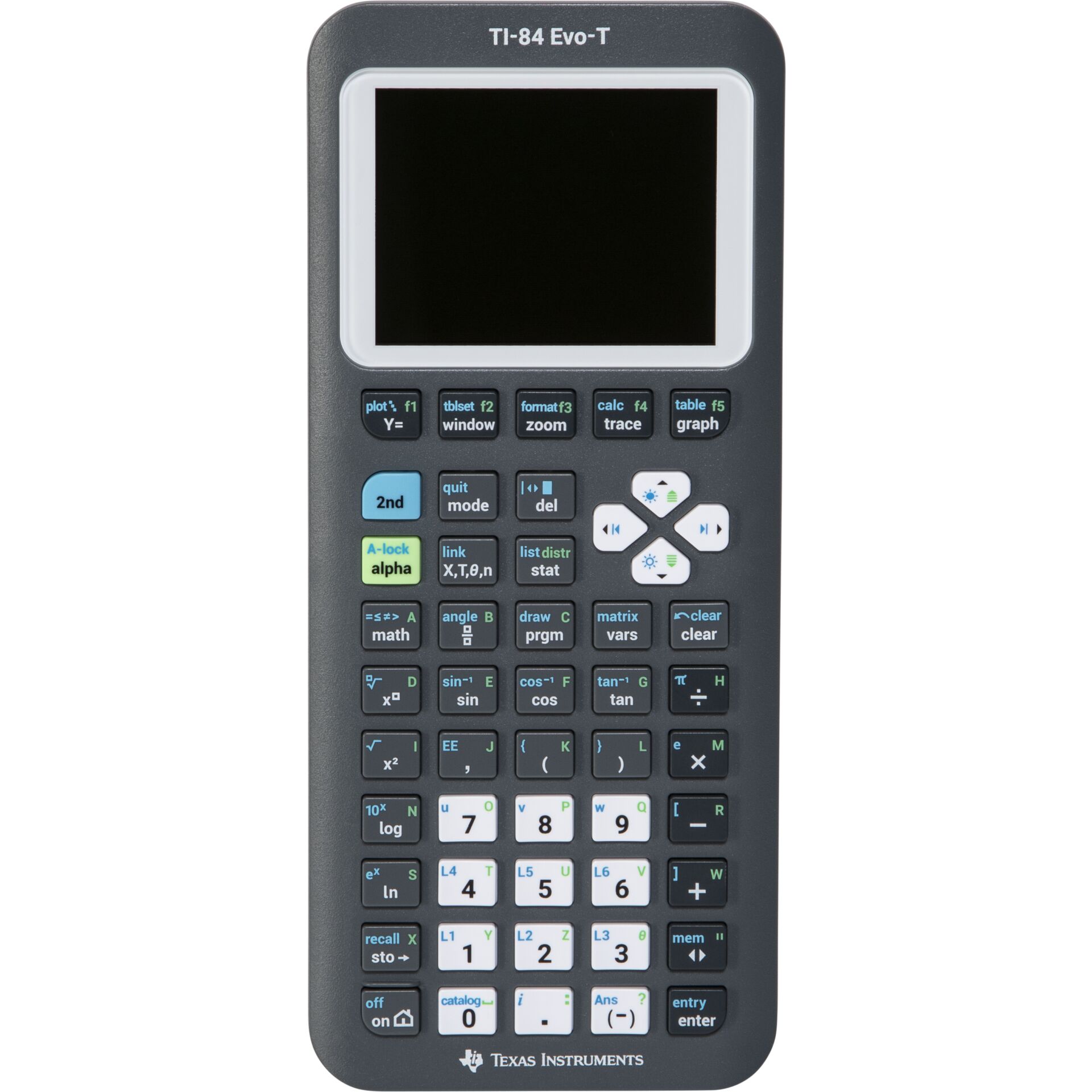 Grafikrechner, TI-84 Evo-T, LED-Bildschirm, Tastenfeld, Texas Instruments