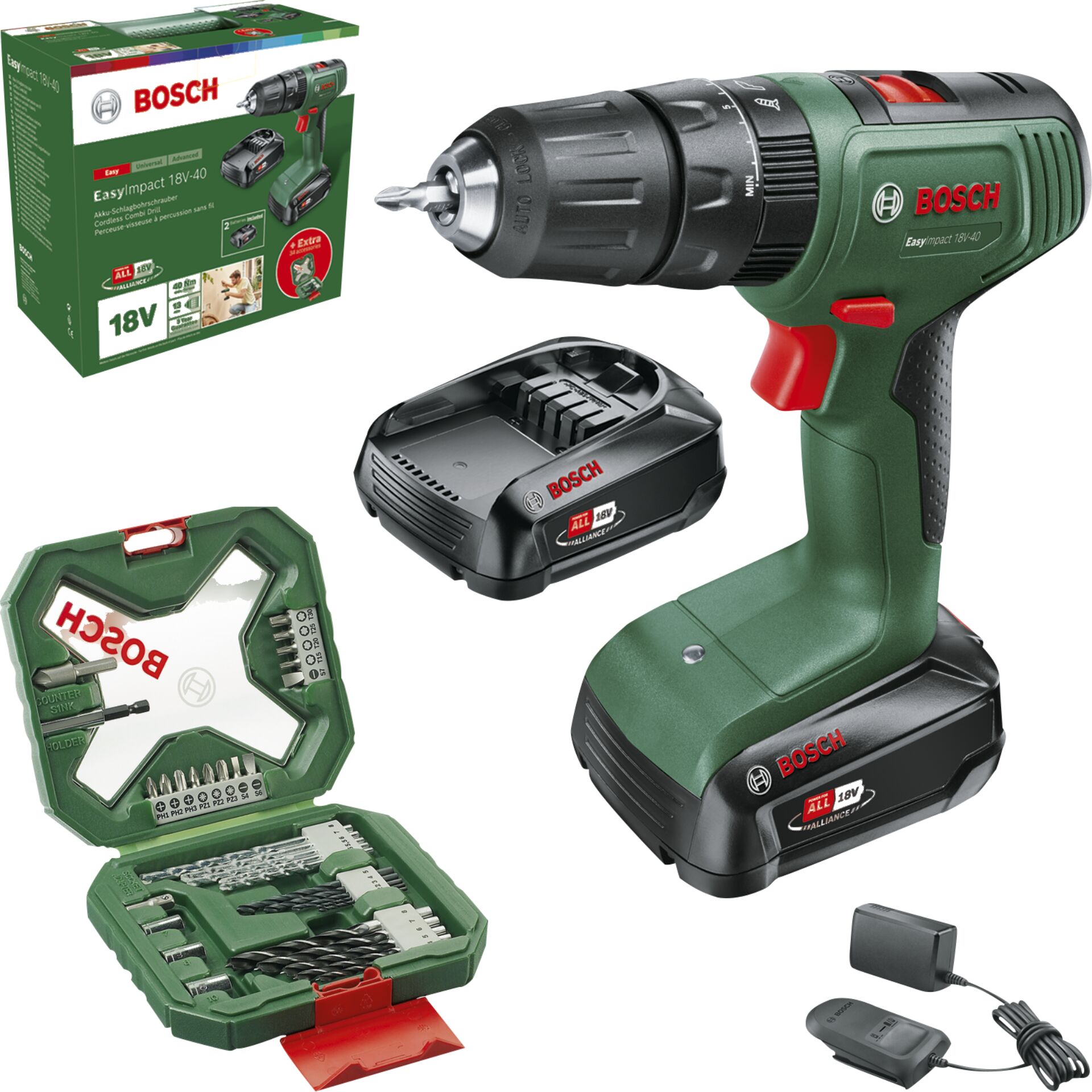 bohrmaschine, akkubrauer, 18V, leistungswerkzeug, akku