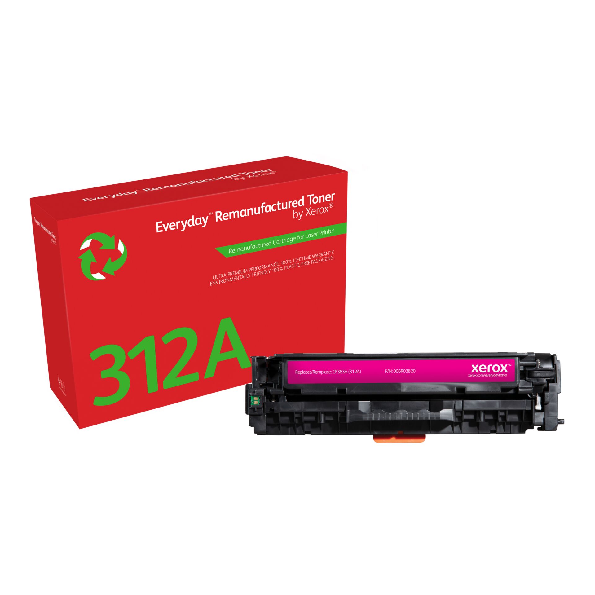 Tonerpatrone, Lasertoner, 312A, Wiederaufbereiteter, Xerox