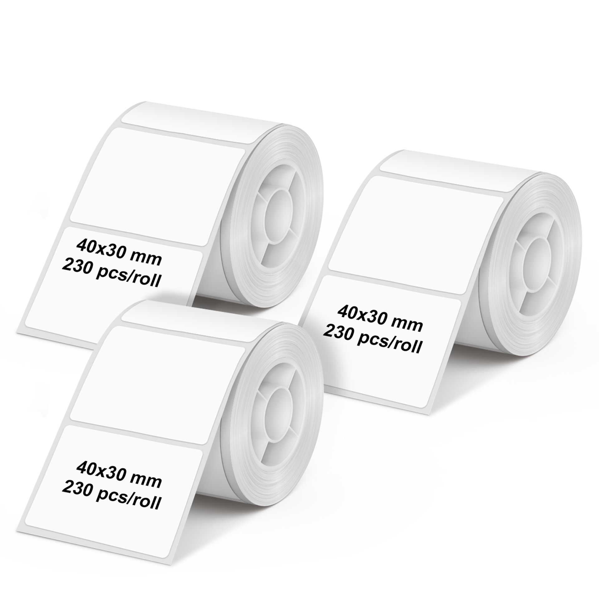 Etiketten, Aufkleber, 40x30 mm, Rollenetiketten, Etikettenrolle