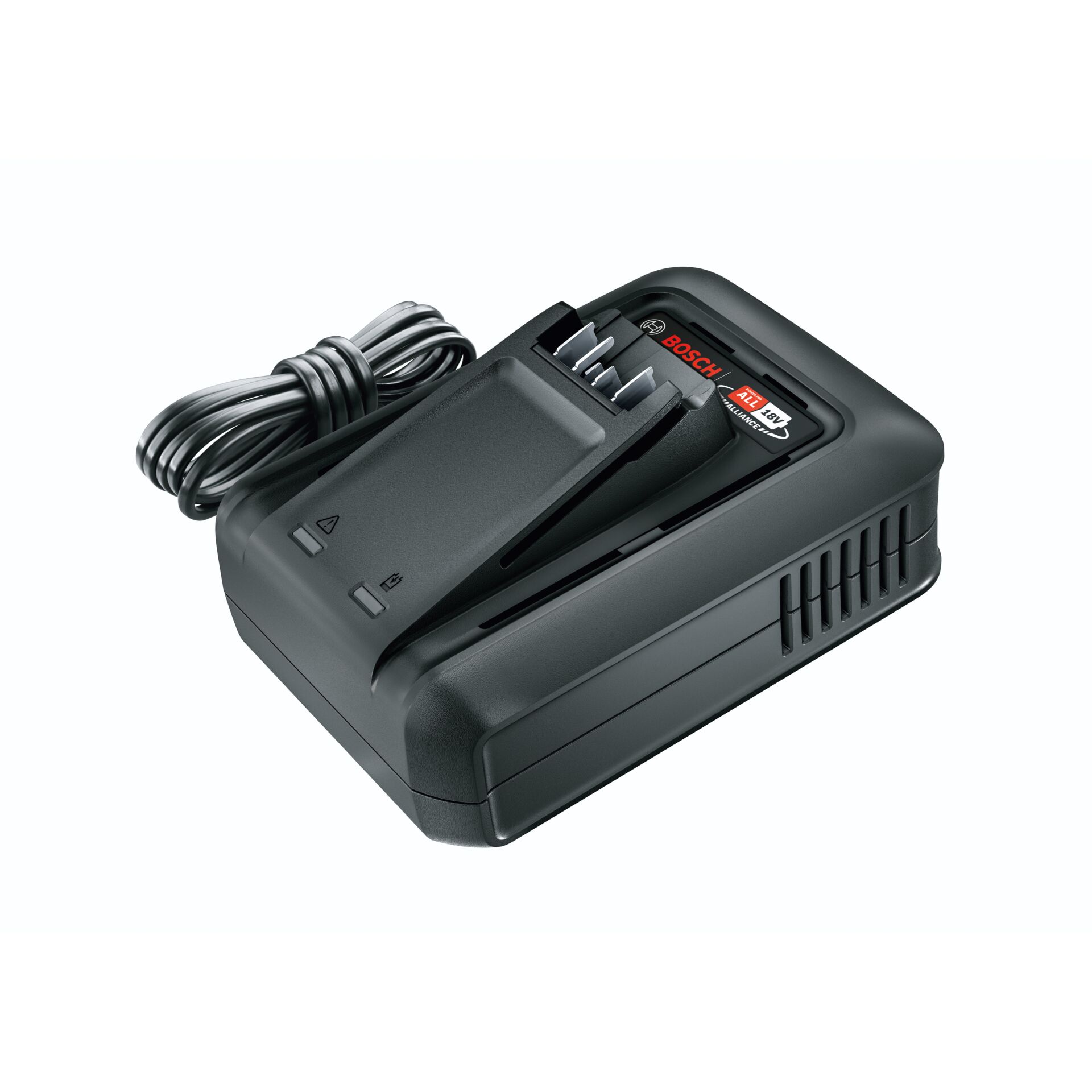 Ladegerät, Akkuladegerät, Li-Ion, 4-Stop-Batterie, Schwarz