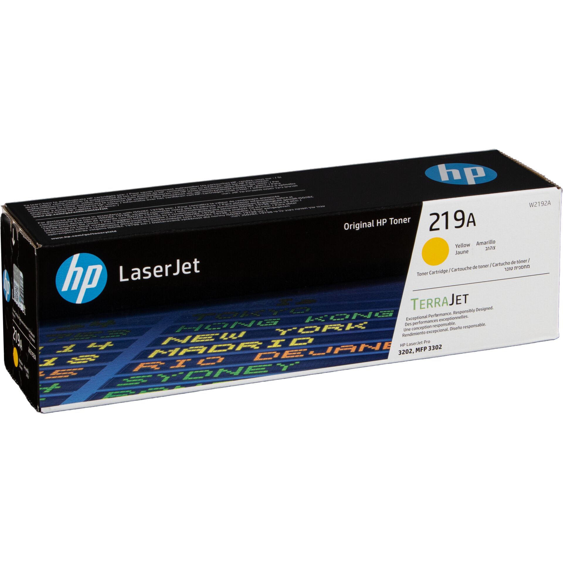Text, Papier, LaserJet, Tonerkartusche, 219A, Gelb, TerraJet