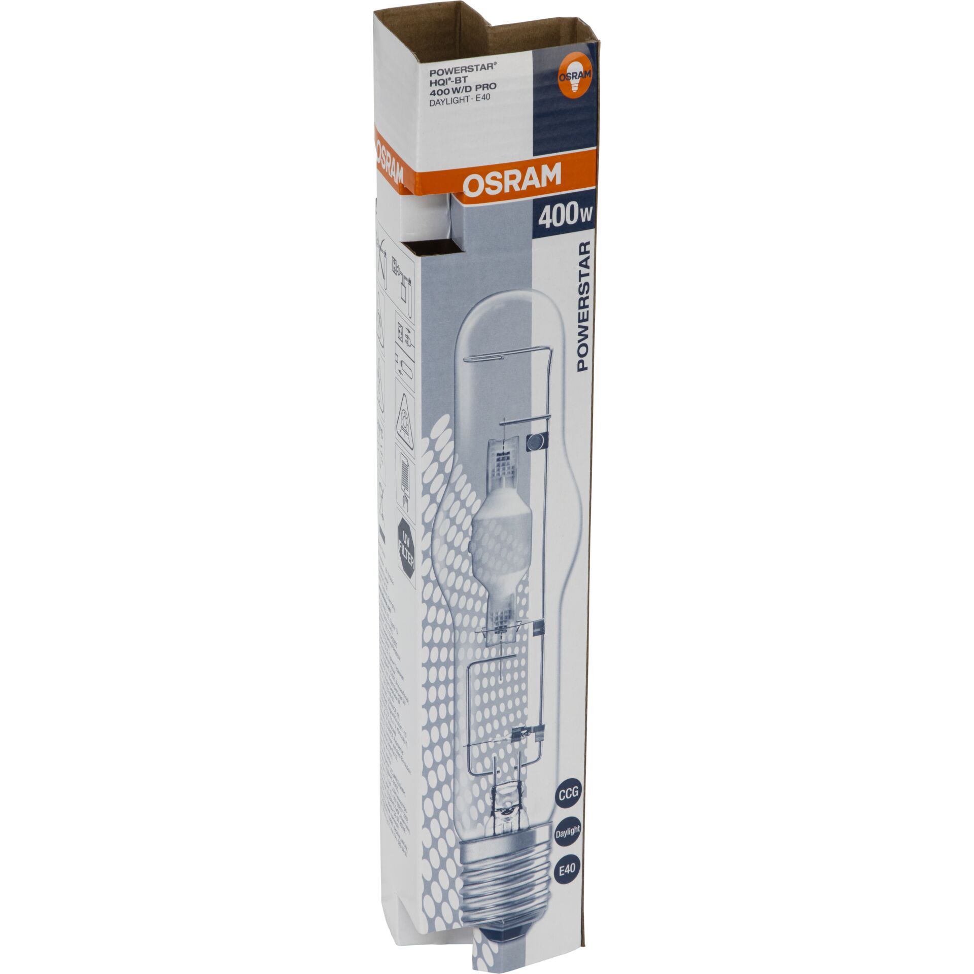 Energiesparlampe, Glühlampe, 400 W, Spotsockel E40, OSRAM