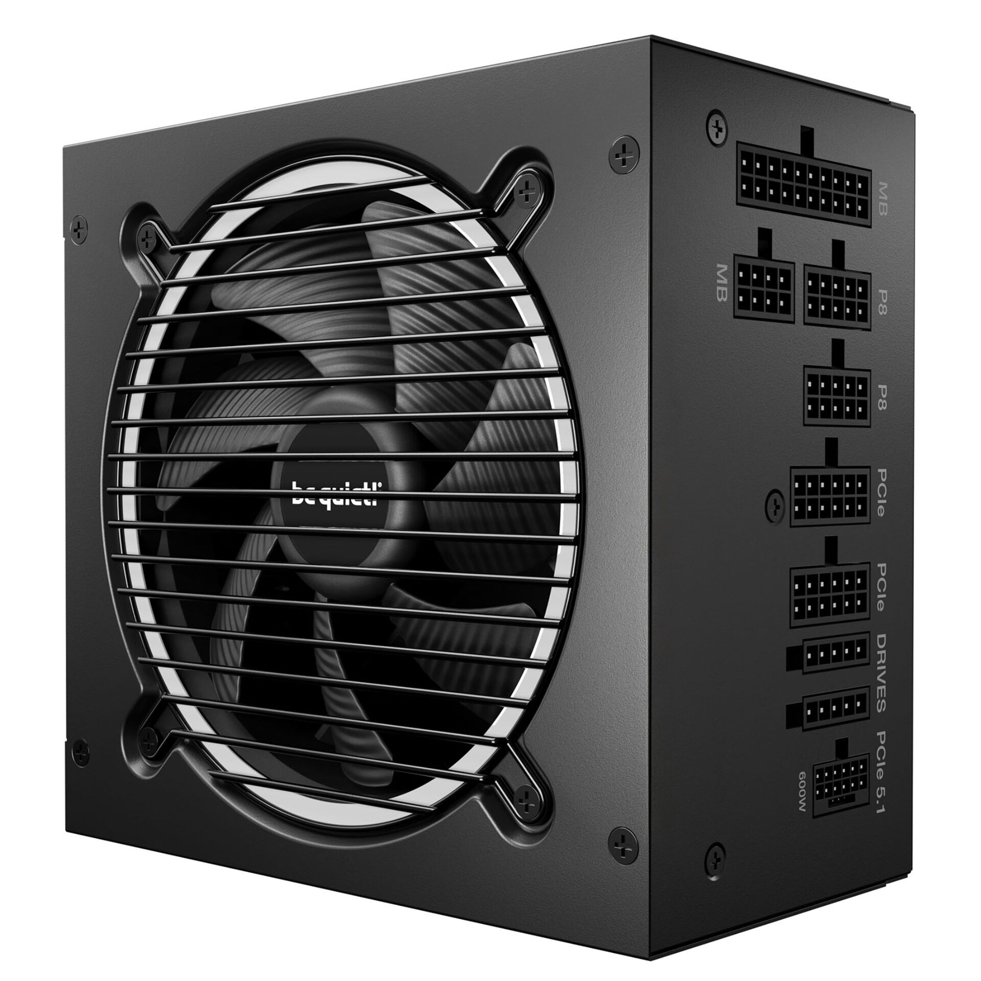 Netzteil, CPU-Stromversorgung, Lüfter, Modular, Schwarz