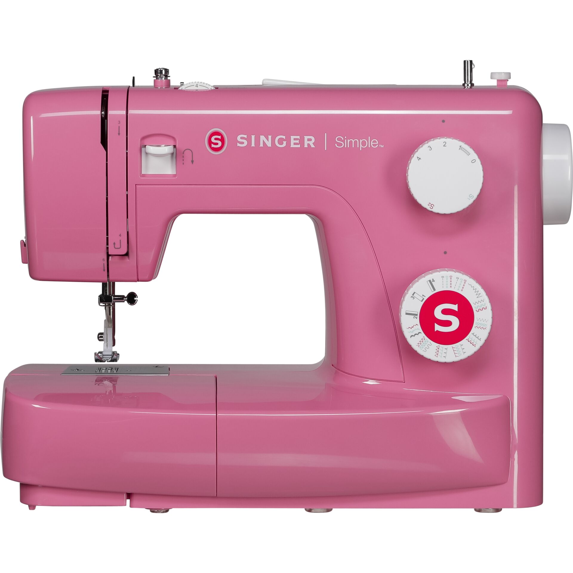 Nähmaschine, Sewing machine, Pink, Rosa, Elektrische Maschine