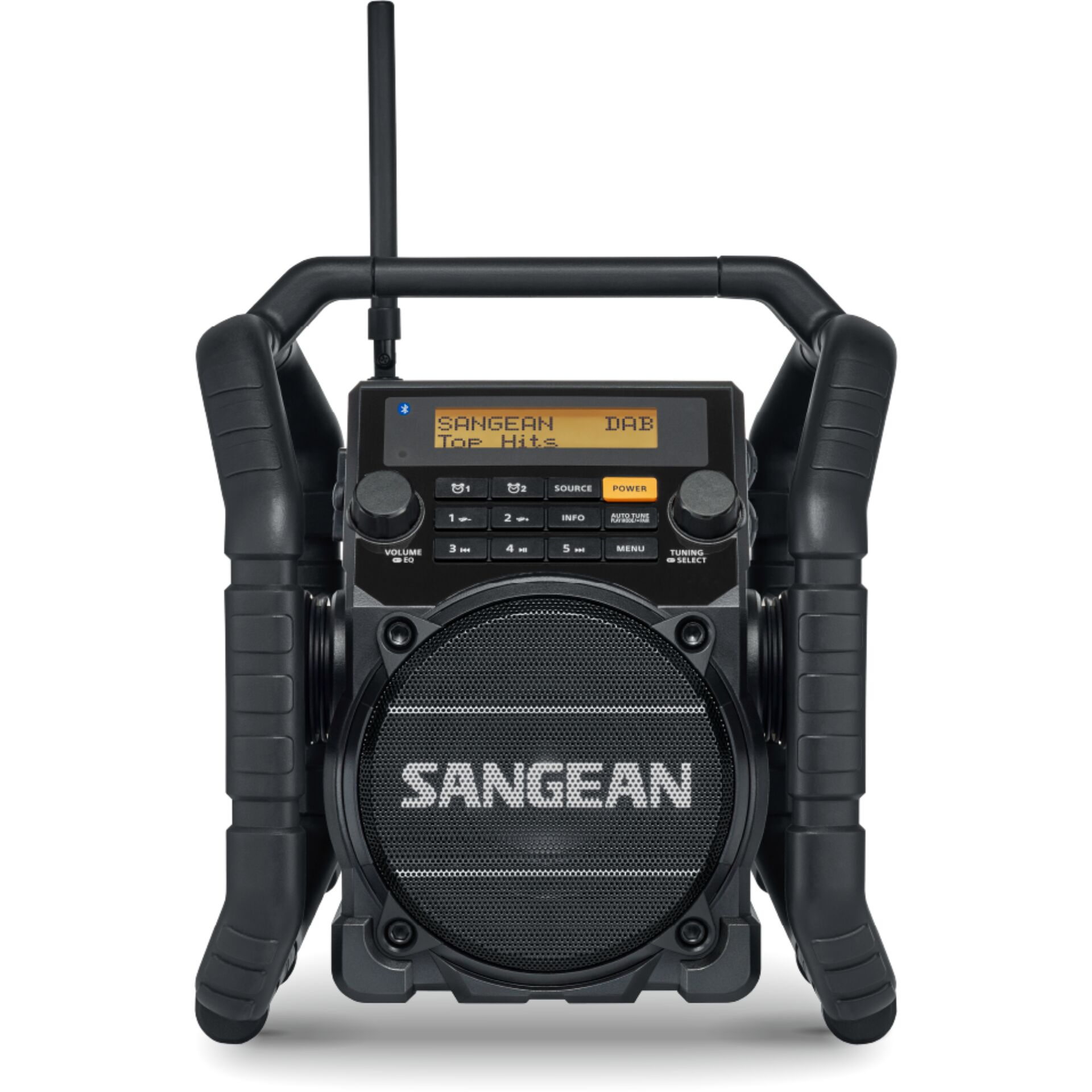 tragbarer Radio, DAB-Empfänger, AM/FM, tragbar, SANGEAN Abzeichen