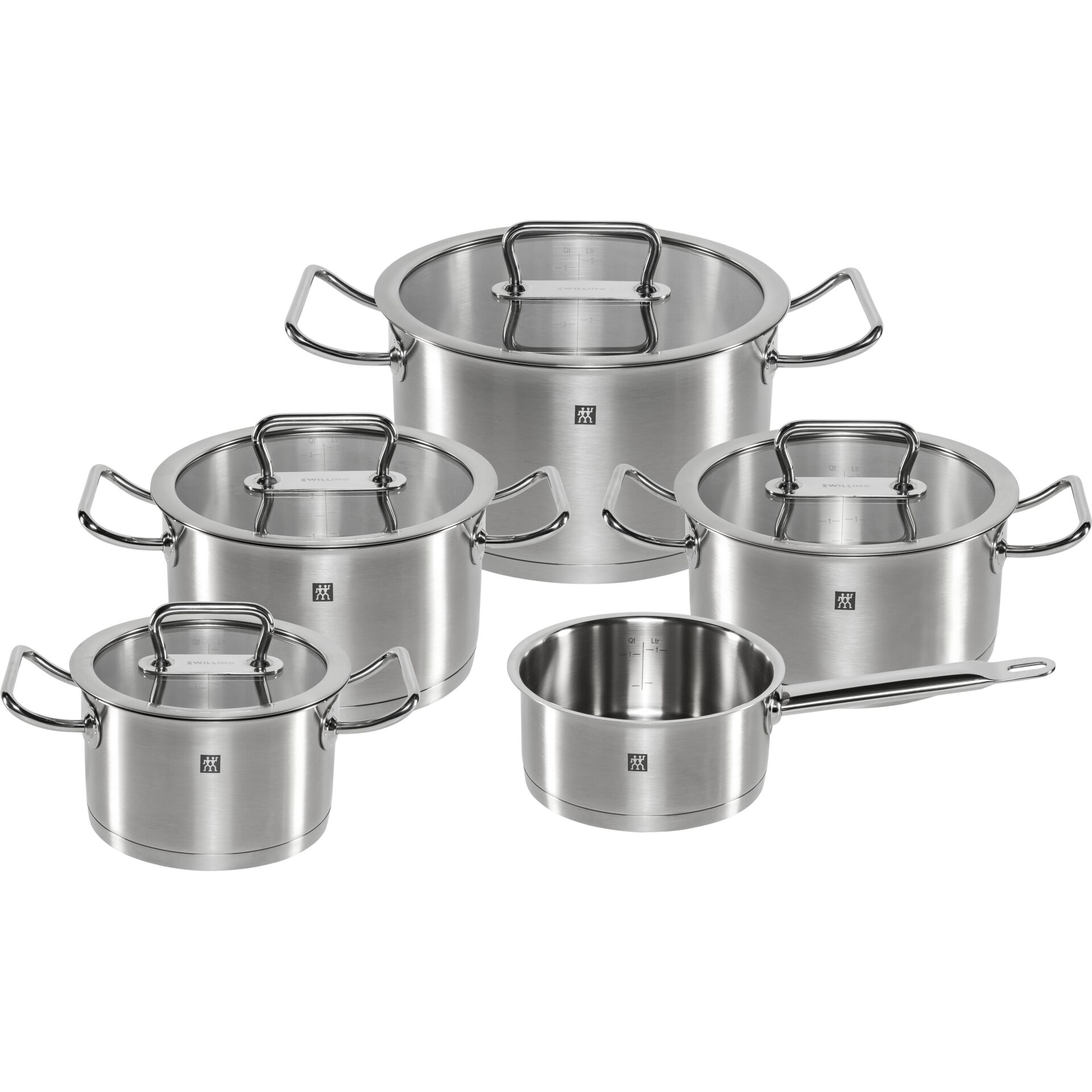 Kochtopf-Set, Stahl, Edelstahl, Töpfe, Pfannenwender?