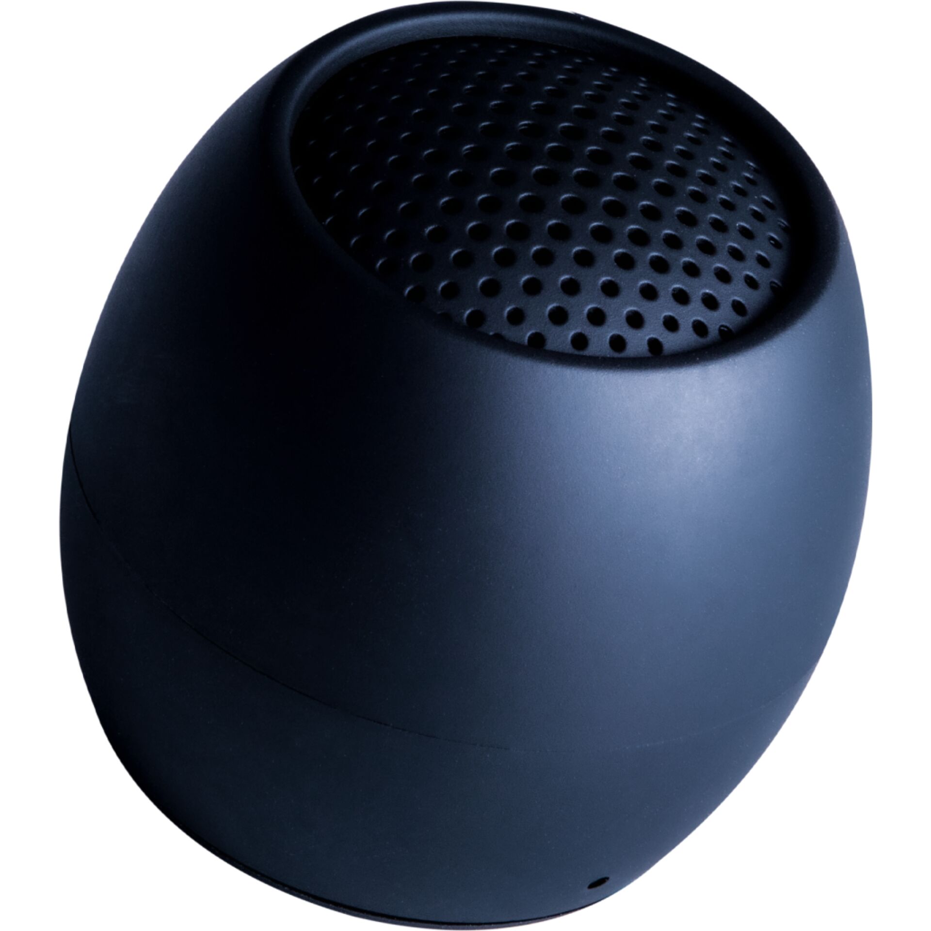 Lautsprecher, Bluetooth, Kugel-Form, Dunkelblau, Perforierte Abdeckung