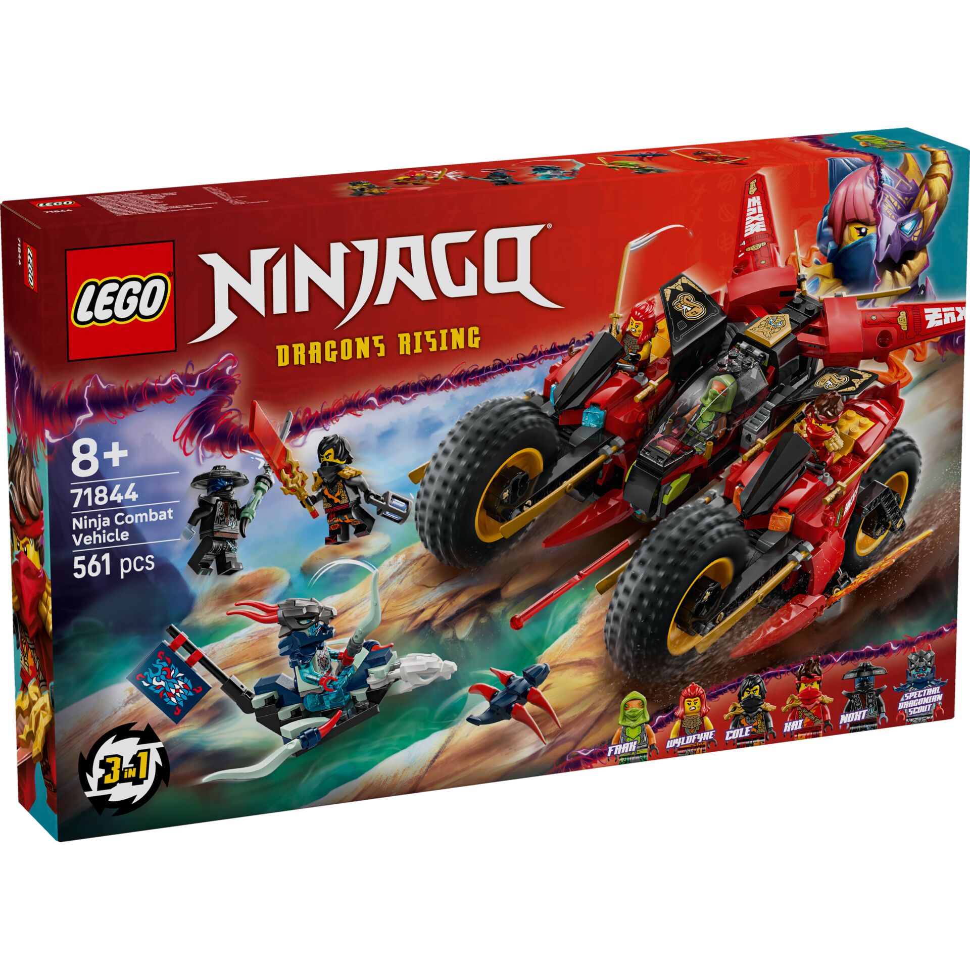 Lego, Ninjago, Drachenaufstieg, Ninja-Kampfwagen, 561 Teile