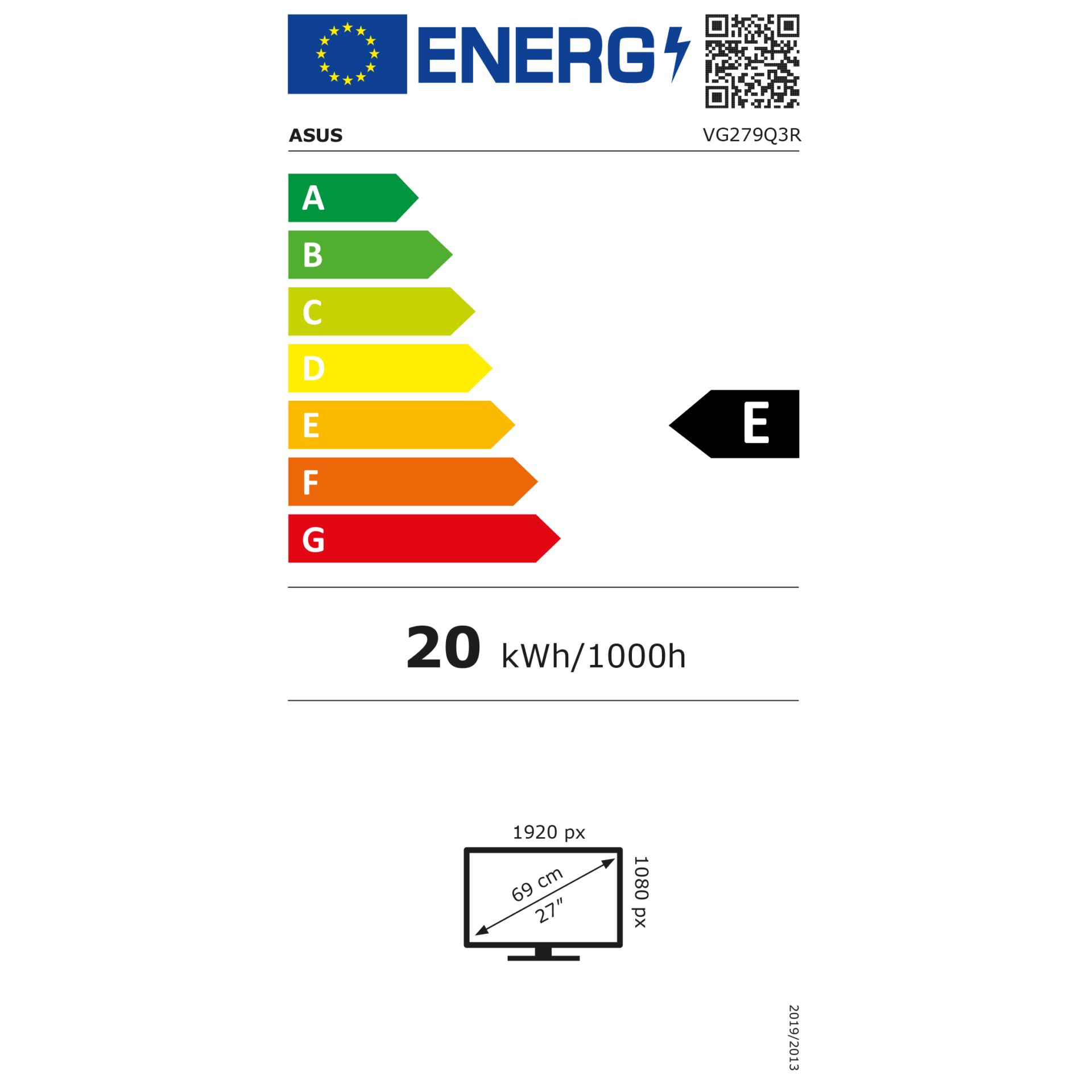 LED, Energieeffizienz, 20 kWh/1000h, Monitor, Bildschirm