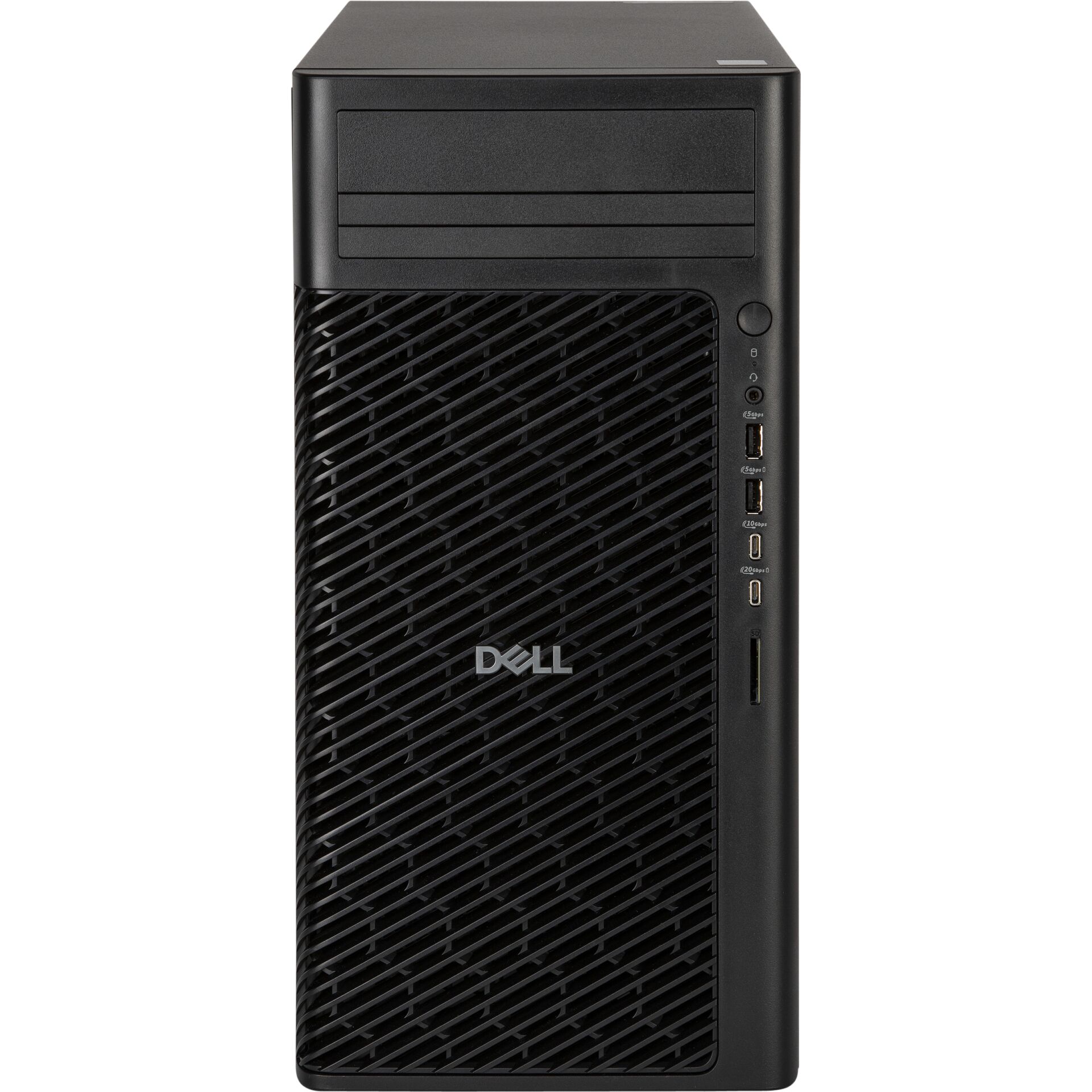 Desktop, Turm, PC, Dell, Vorderseite-anschlüsse