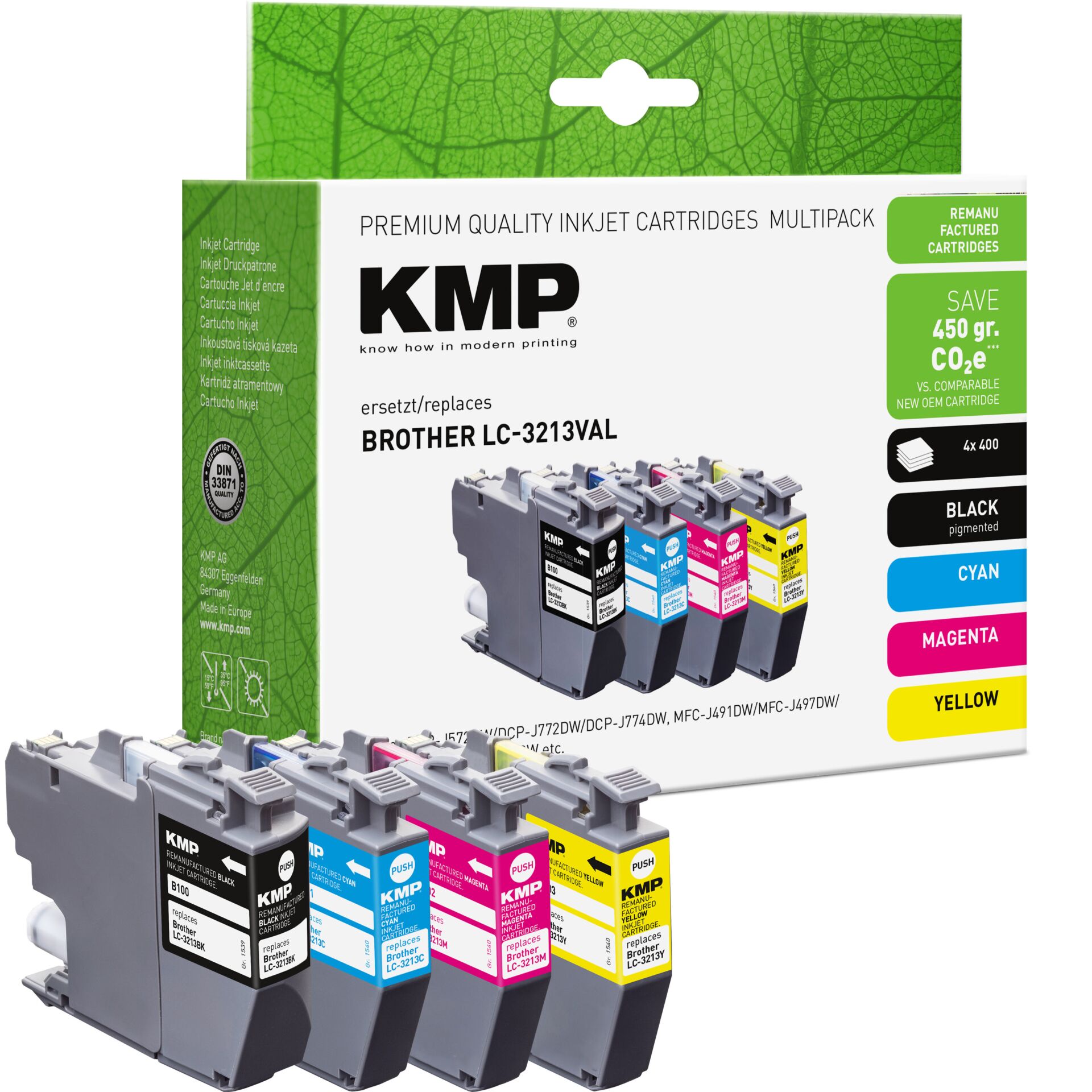 QR Kode, Tintenpatronen, KMP, Druckerpatronen, CMYK, Nachfüllpatronen