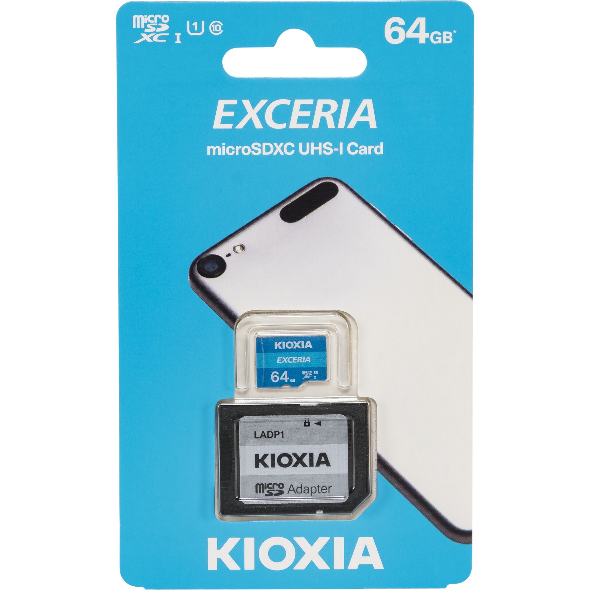 mikro-SDXC, UHS-I, 64GB, Speicherkarte, Adapter