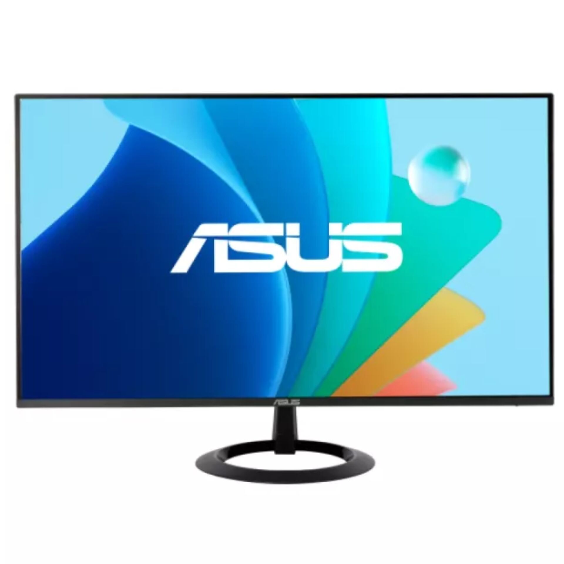 Monitor, ASUS, Schwarzer Rahmen, Breitbildschirm, Rundfuß