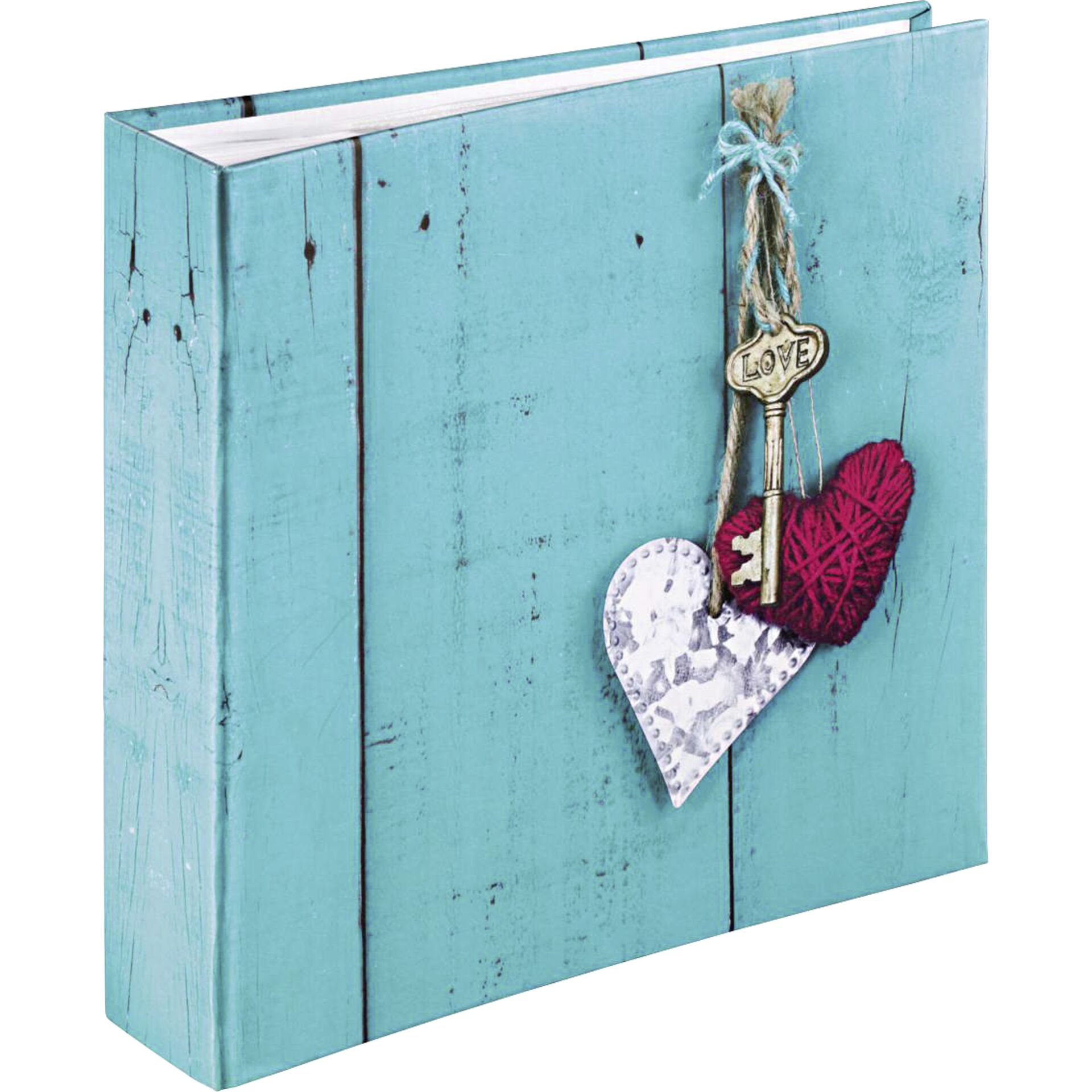 Hama Memo Rustico      22,5x22,5  200 Bilder 10x15 Love Key   2169