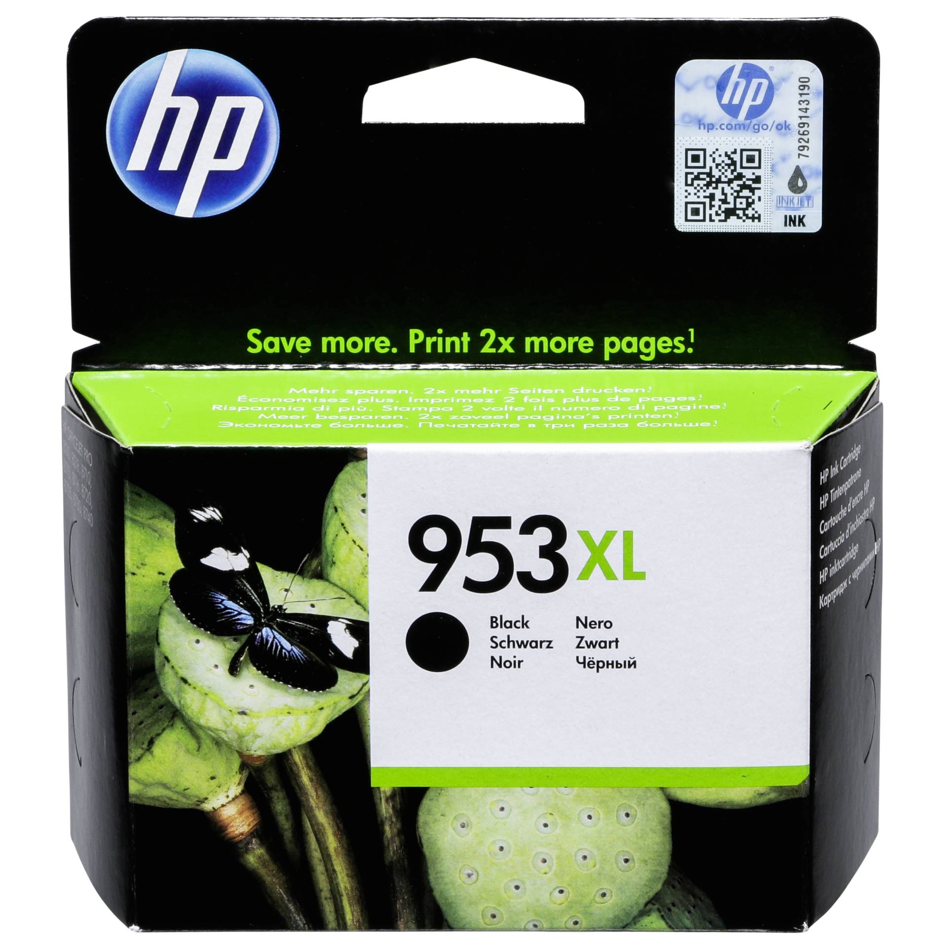 HP L0S70AE Tintenpatrone  schwarz No. 953 XL