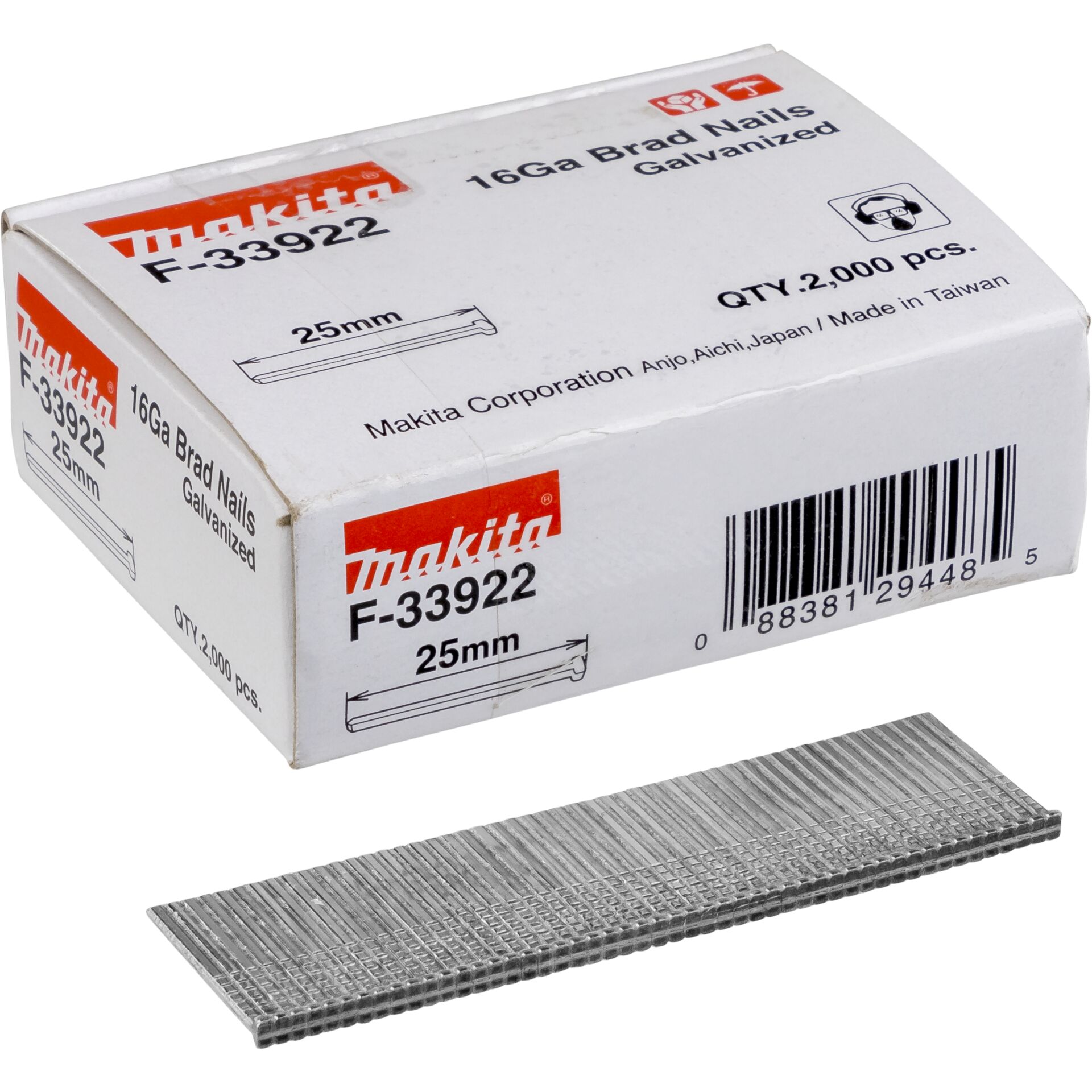 Makita Stauchkopfnagel 1,6x25mm  F-33922  2000 pcs.