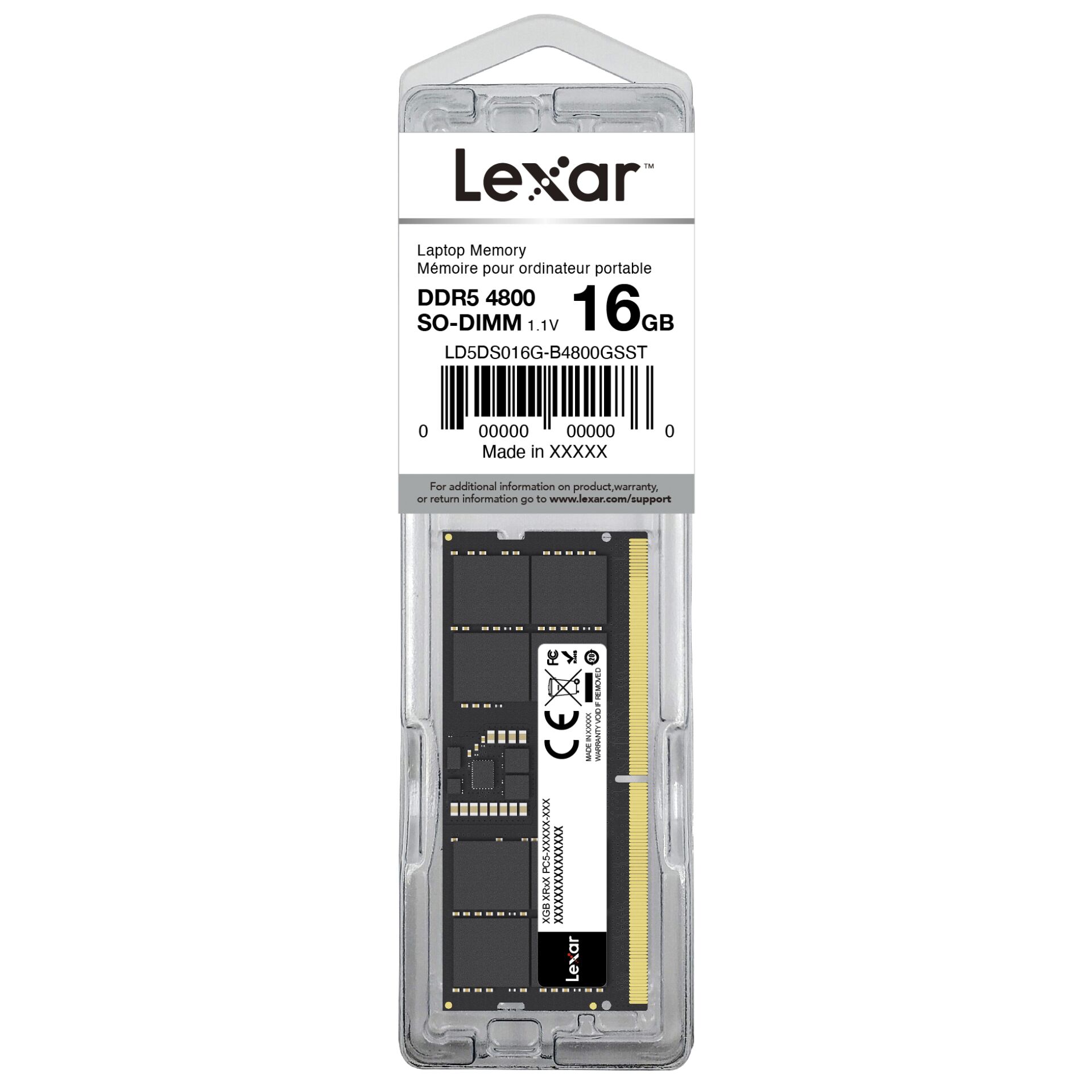 RAM, DDR5, 16GB, SO-DIMM, Laptop-Speicher