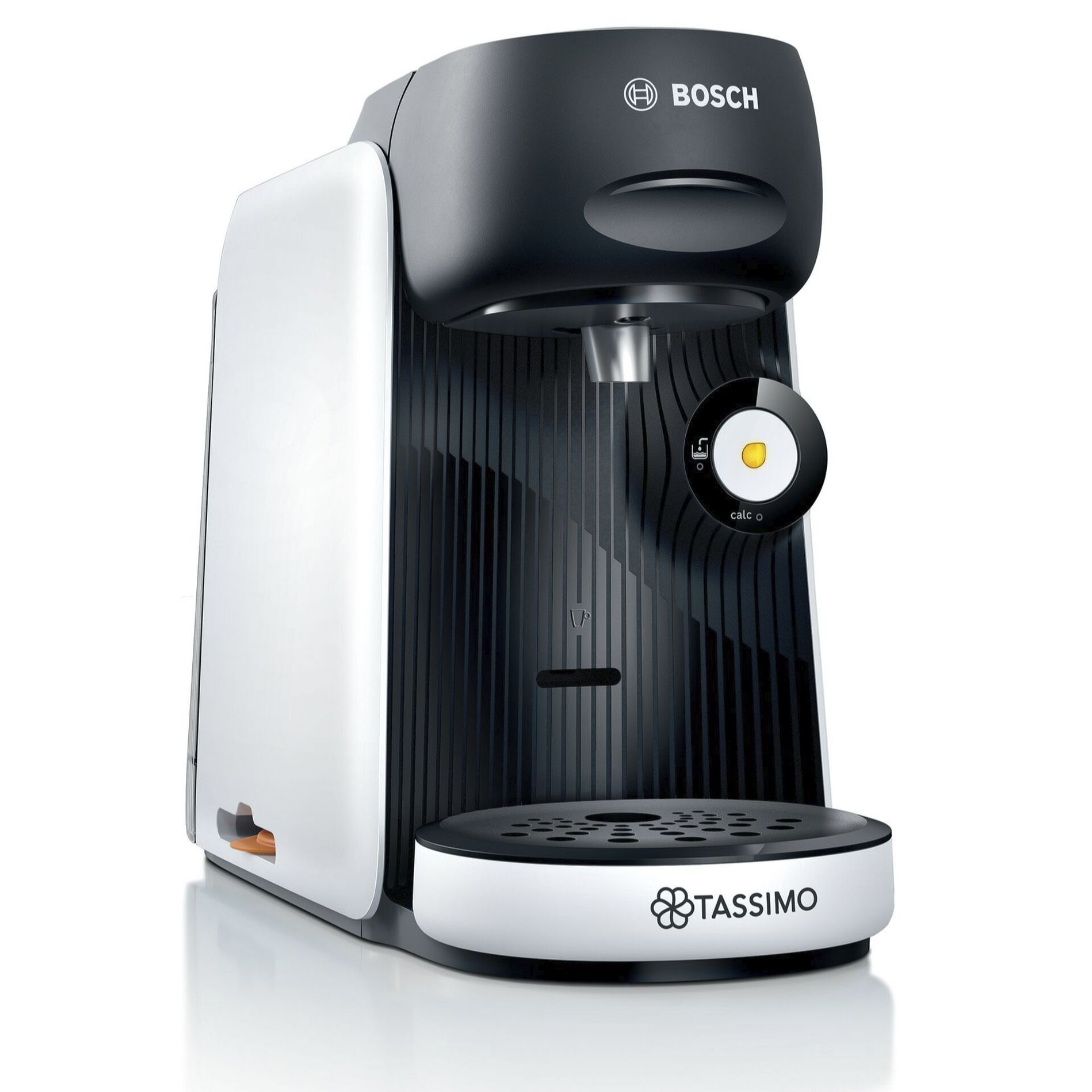 Kaffeemaschine, Espresso-Maschine, Kapselmaschine, Schwarz-Weiß, Tassimo