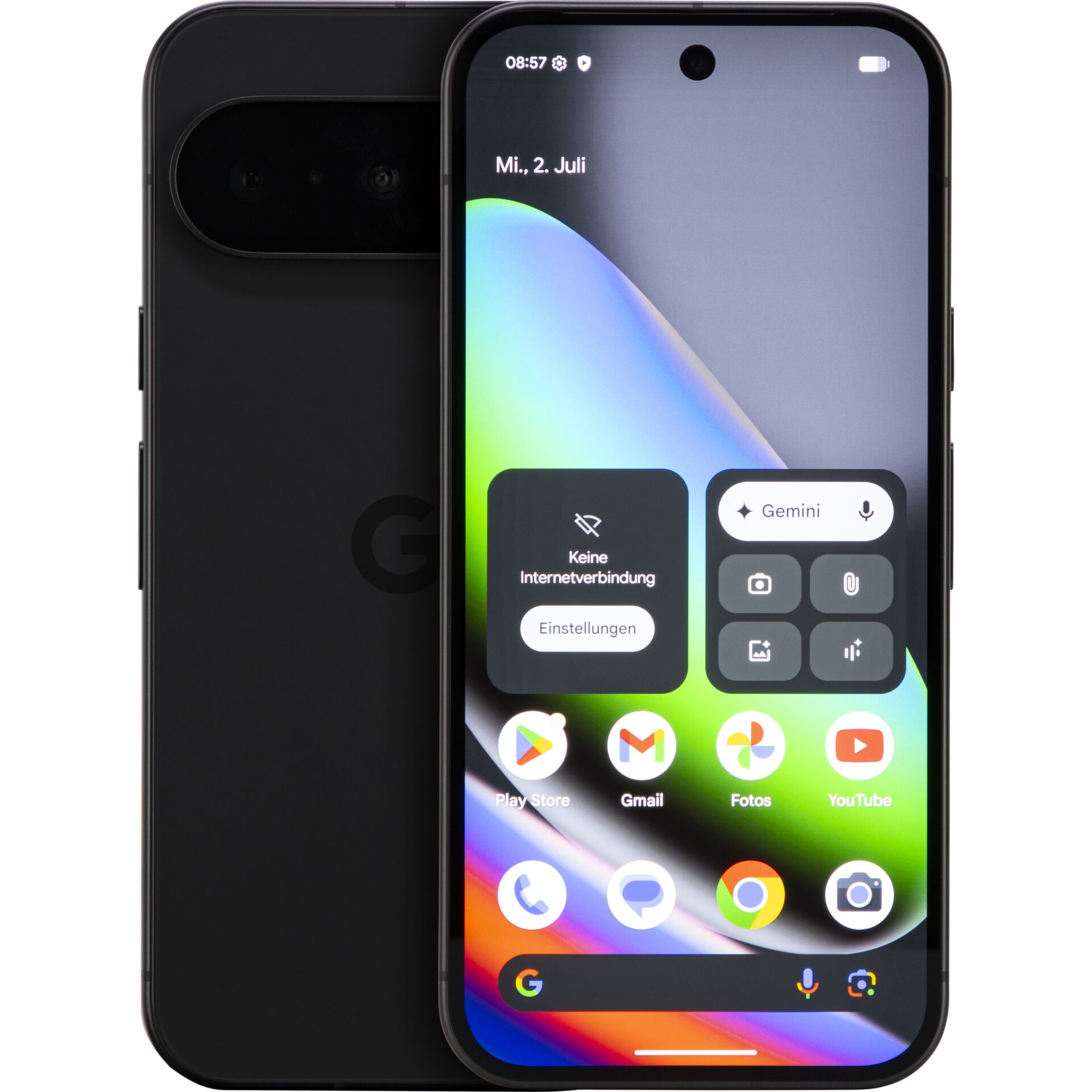 Smartphone,  Android,  Dualkamera,  Schwarz,  gebogener Bildschirm