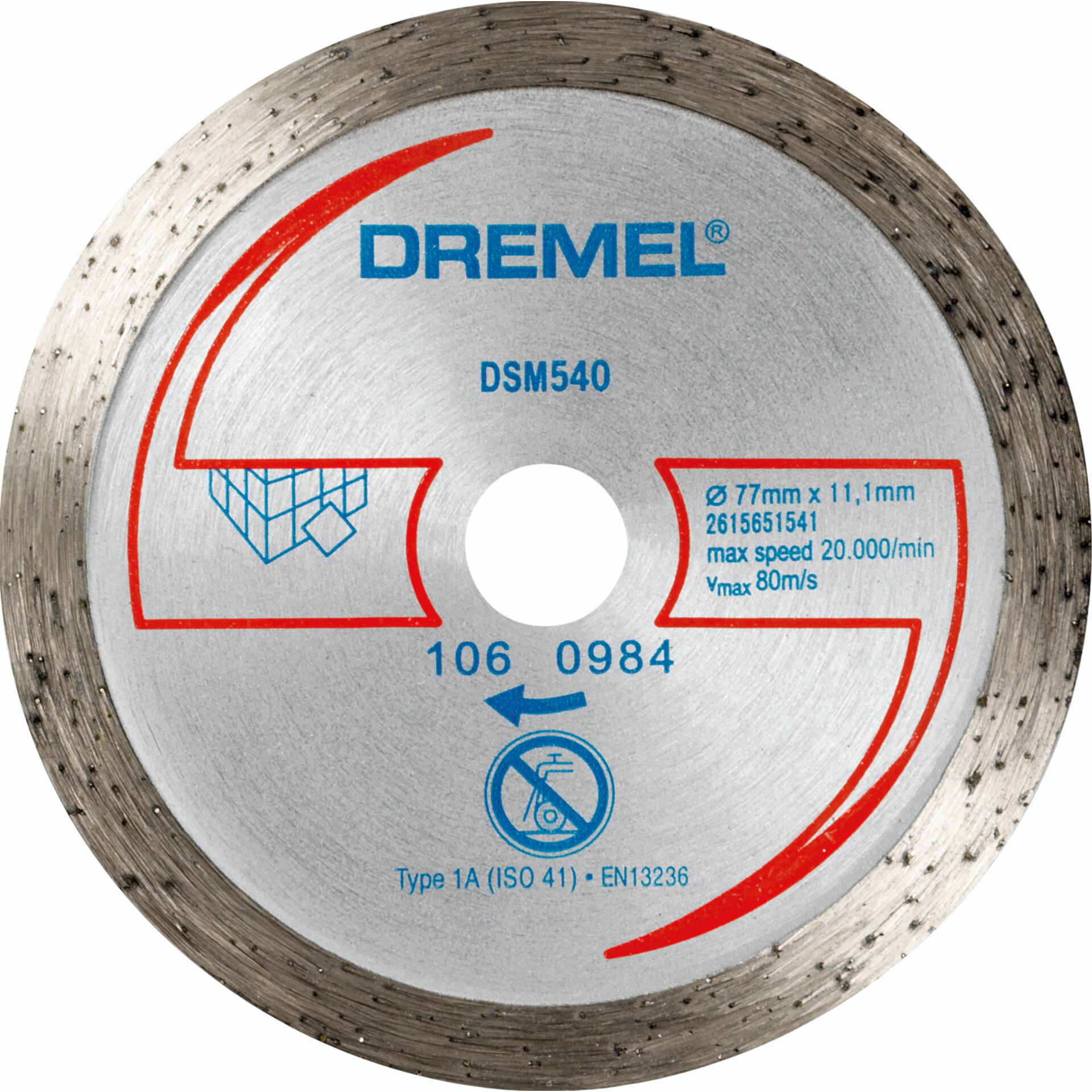 Trennscheibe, Diamantscheibe, Dremel, Durchmesser 77mm, Max Geschwindigkeit 20.000/min
