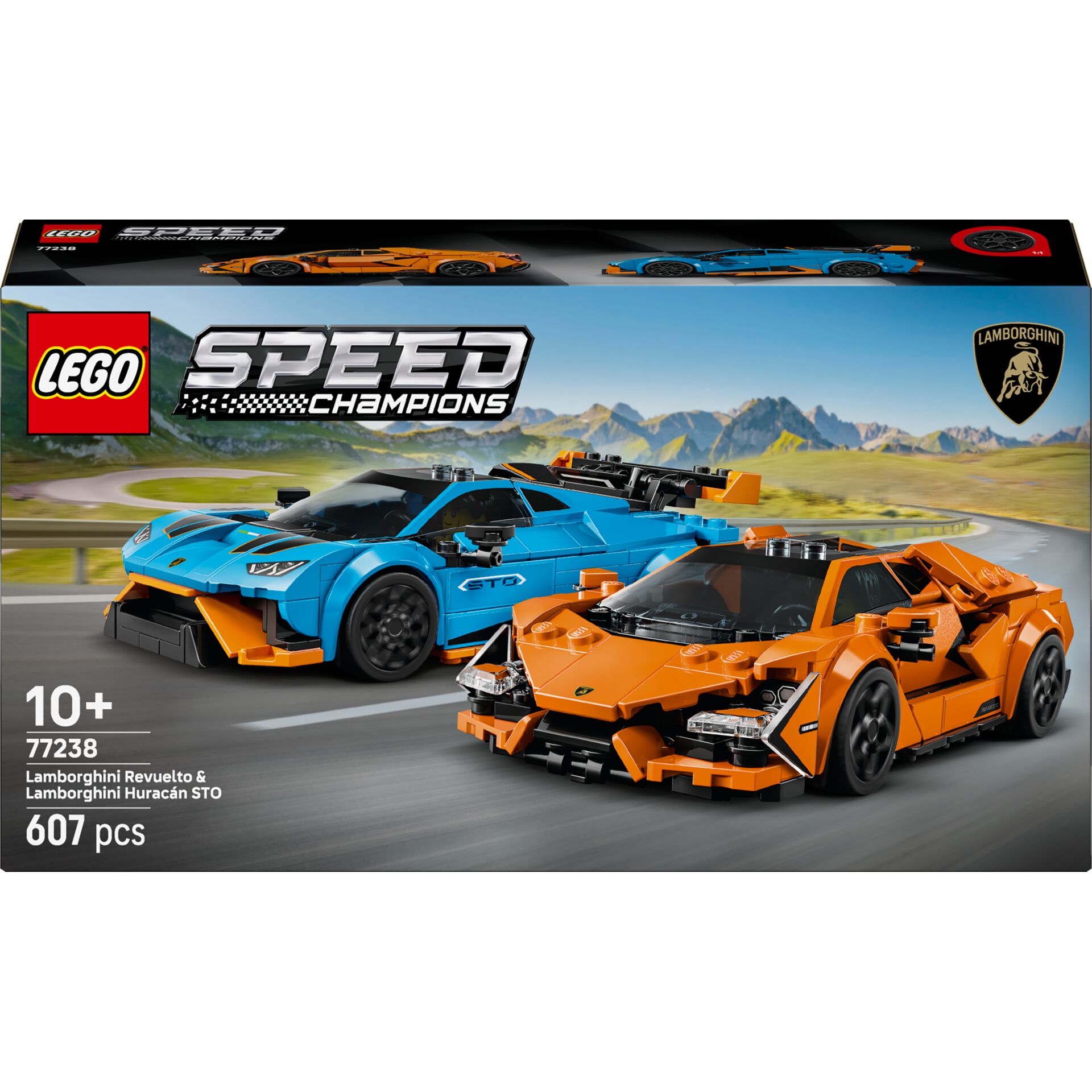 Lego, Speed Champions, Rennwagen, Sportwagen, 607 Teile