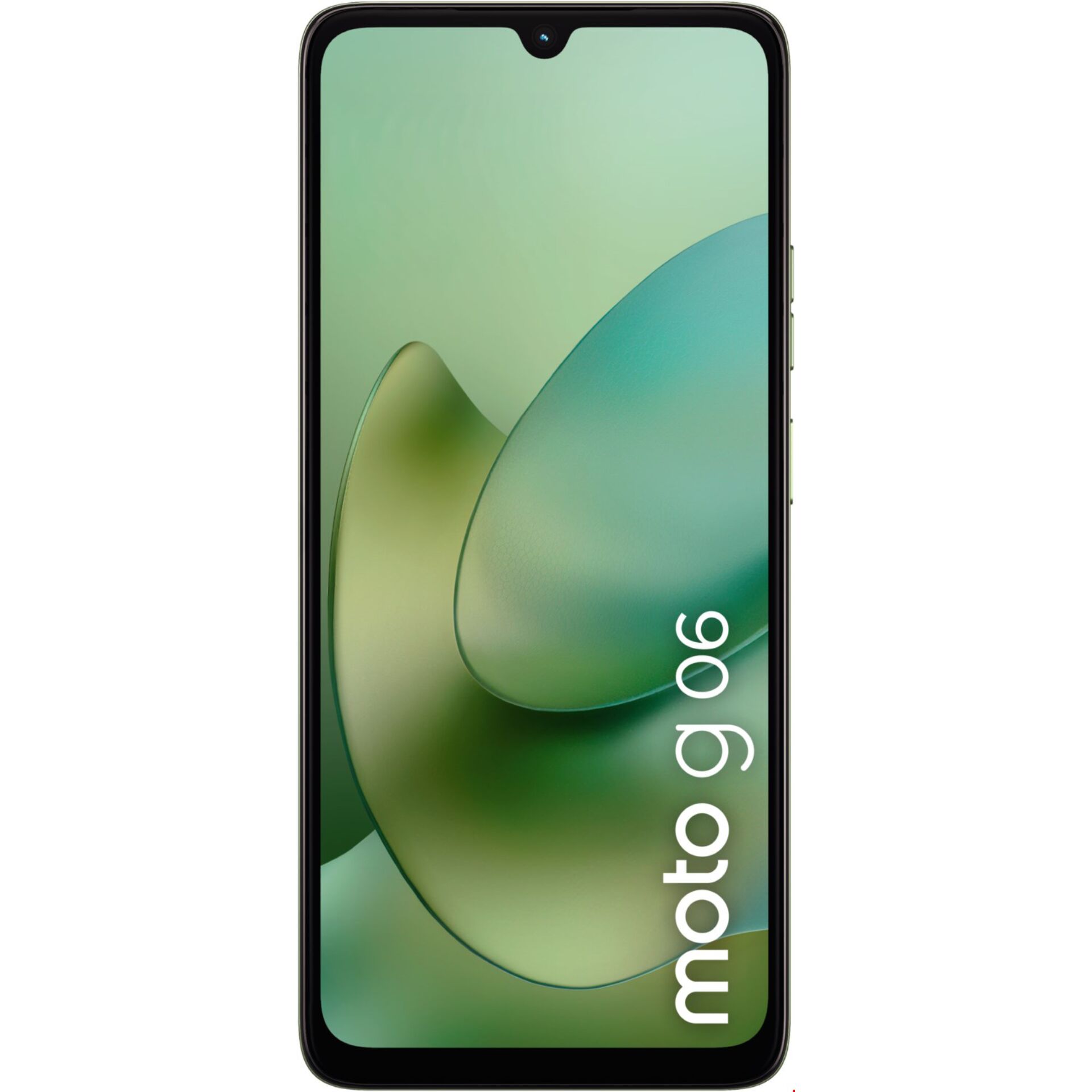 smartphone, mobile phone, android, green display, waterdrop notch