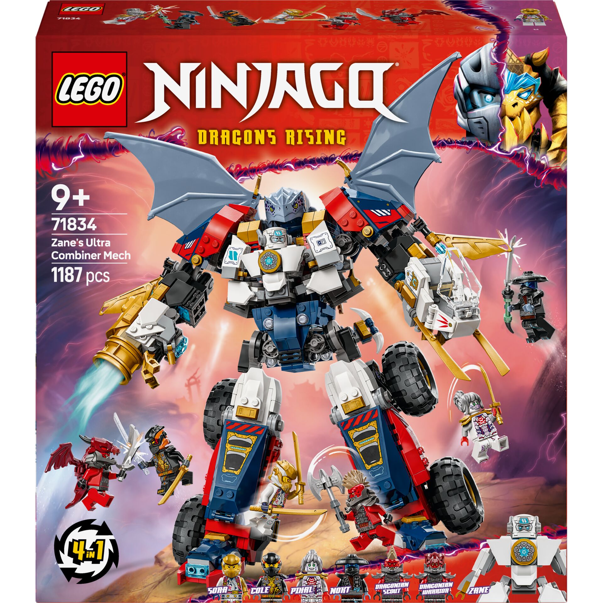 Lego, Ninjago, Dragon Rising, Mech, Kriegsroboter