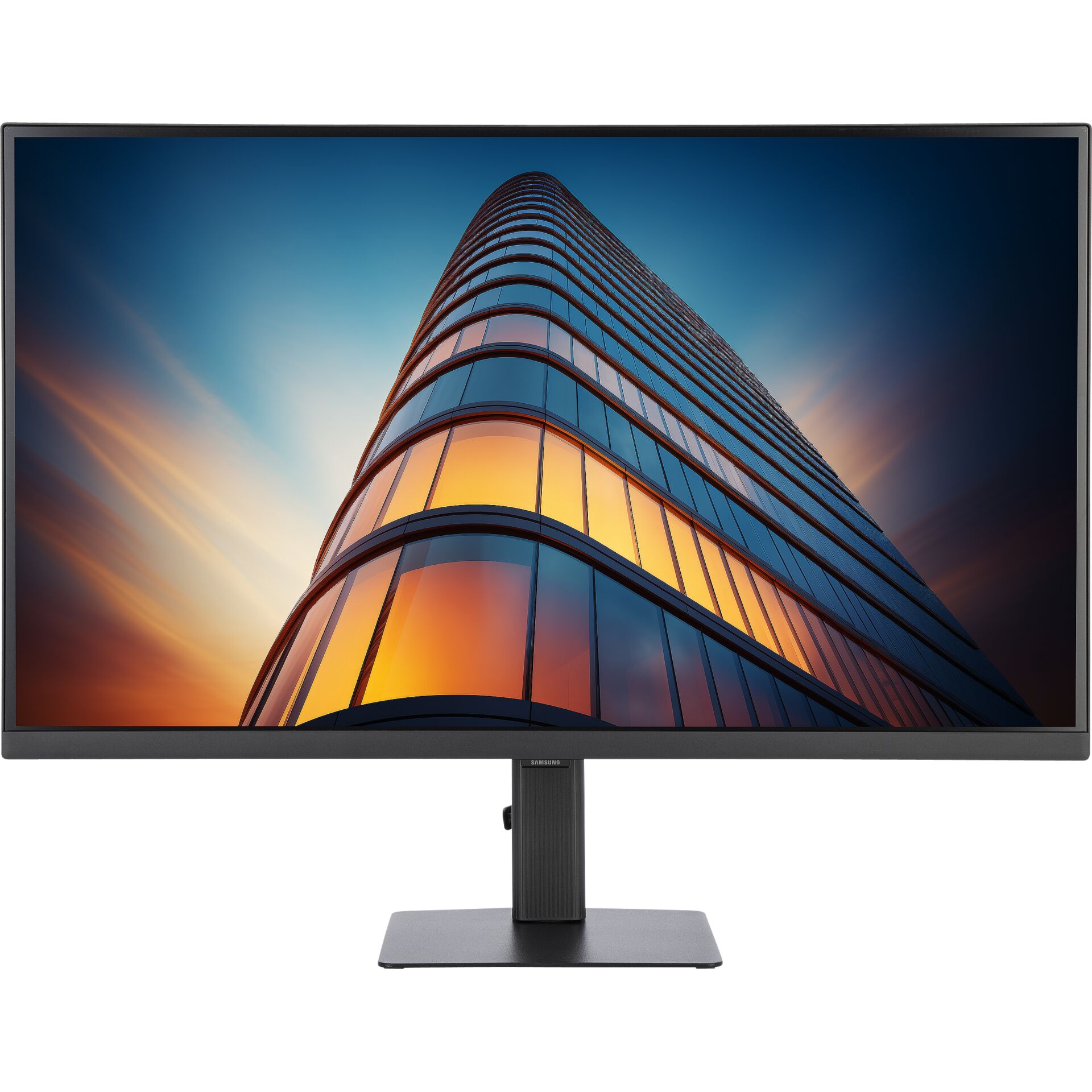 monitor, 32-inch, LED, slim bezels, stand, monitor, 24 Zoll, LED, Kantenbeleuchtung, schwarz
