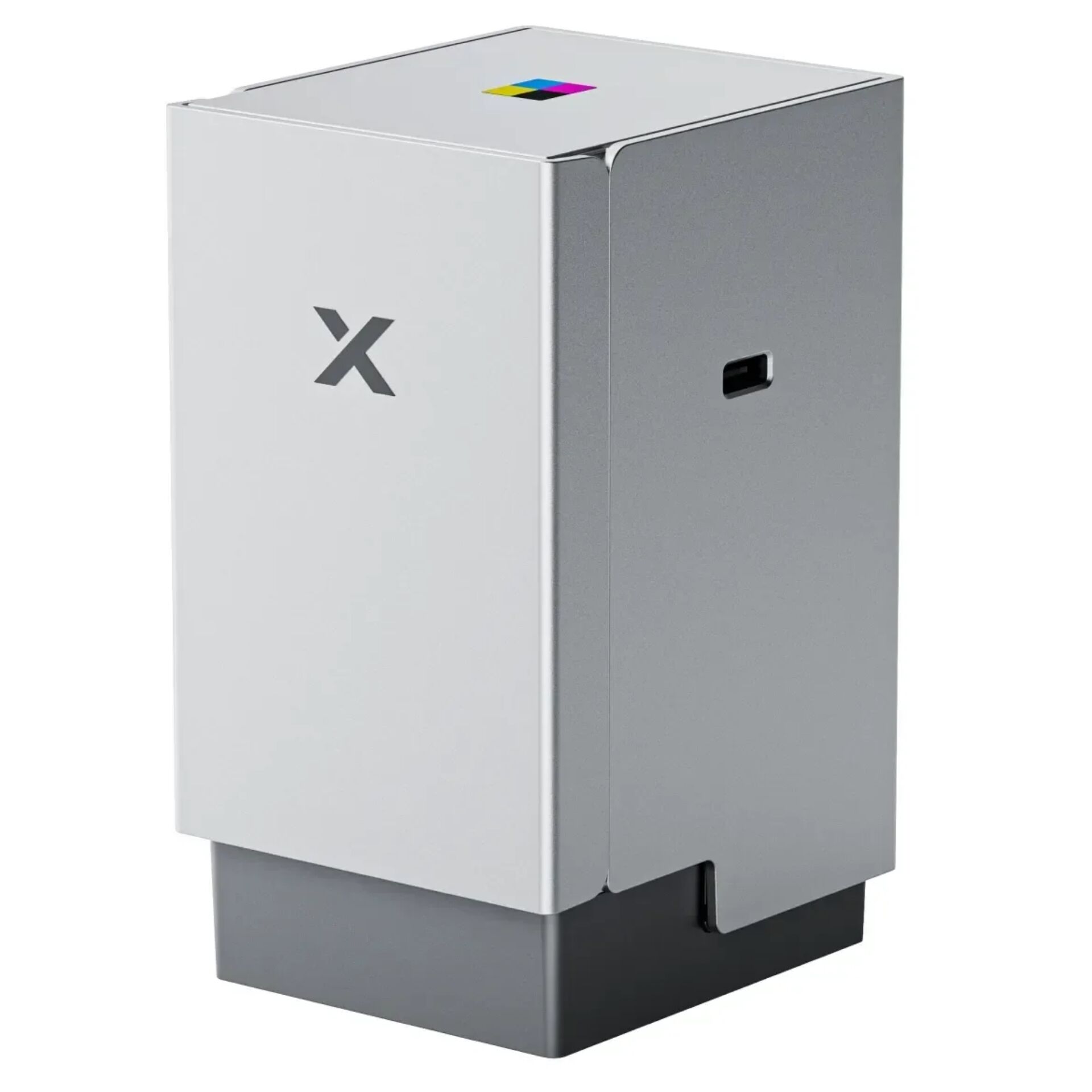 Waschmaschine, MiniWasher, Kompaktgerät, Silber, X-Logo
