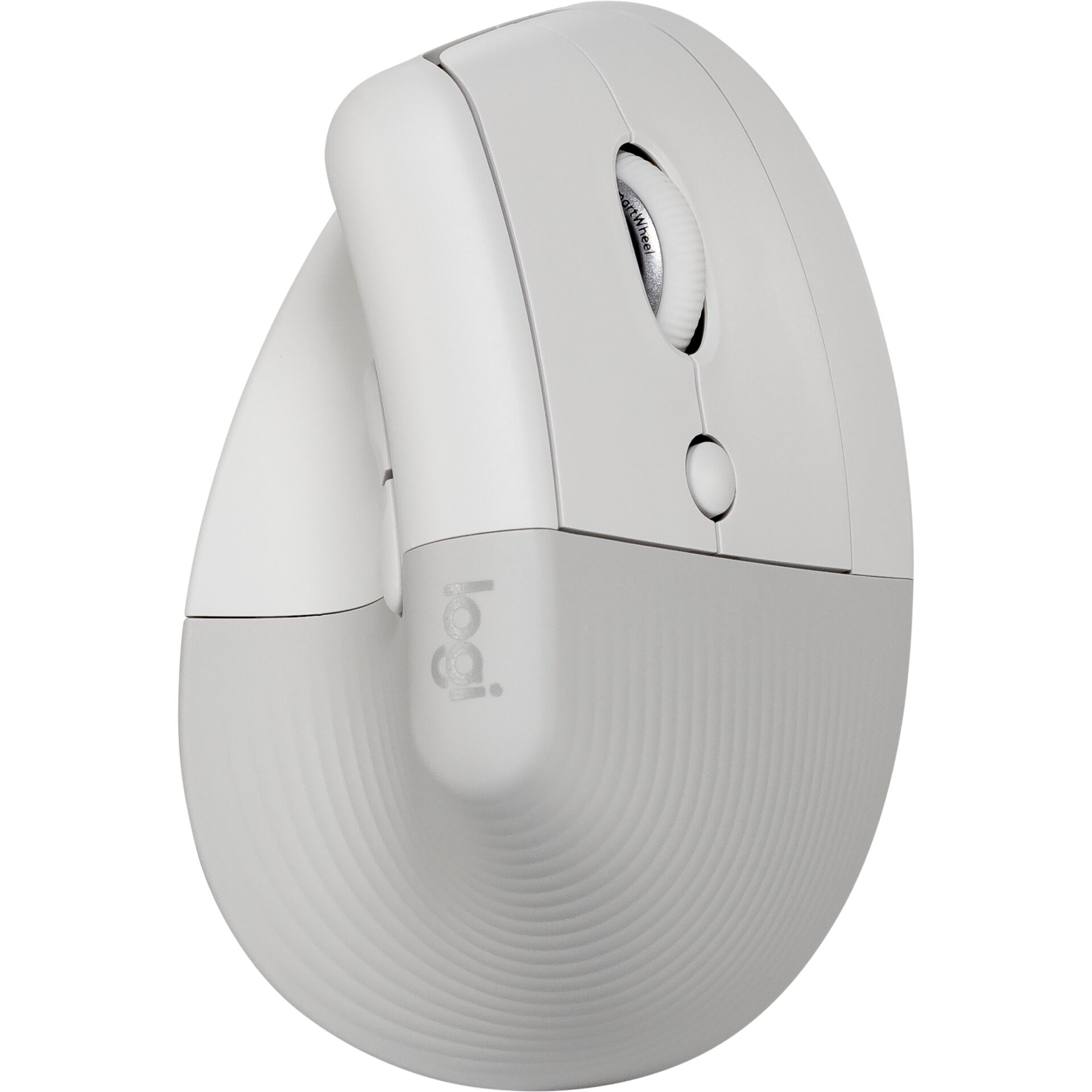Computer mouse, Scroll wheel, Ergonomic, Wireless, Light gray