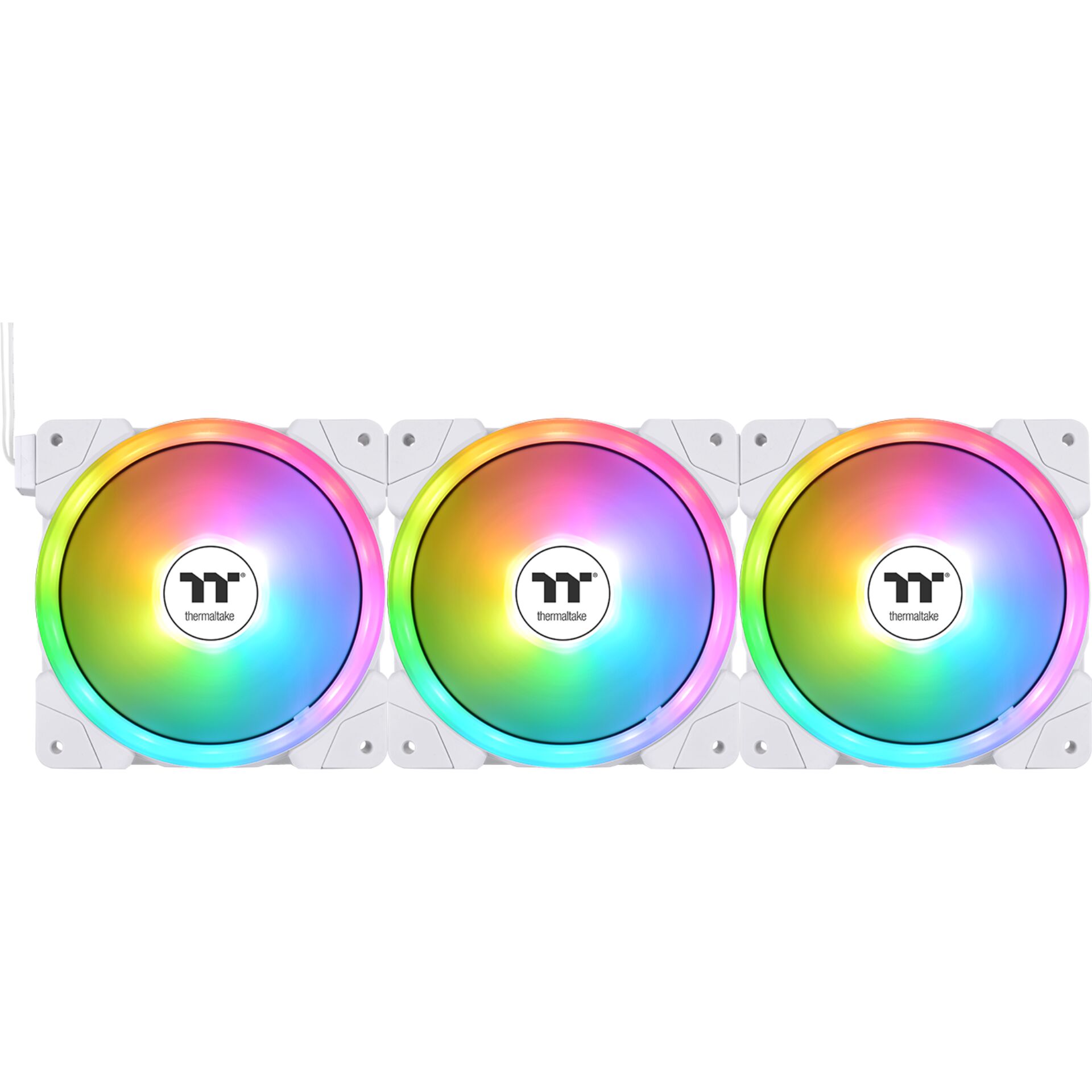 RGB-Lüfter, RGB-Beleuchtung, PC-Lüfter, 3x120mm, Kühlventilator