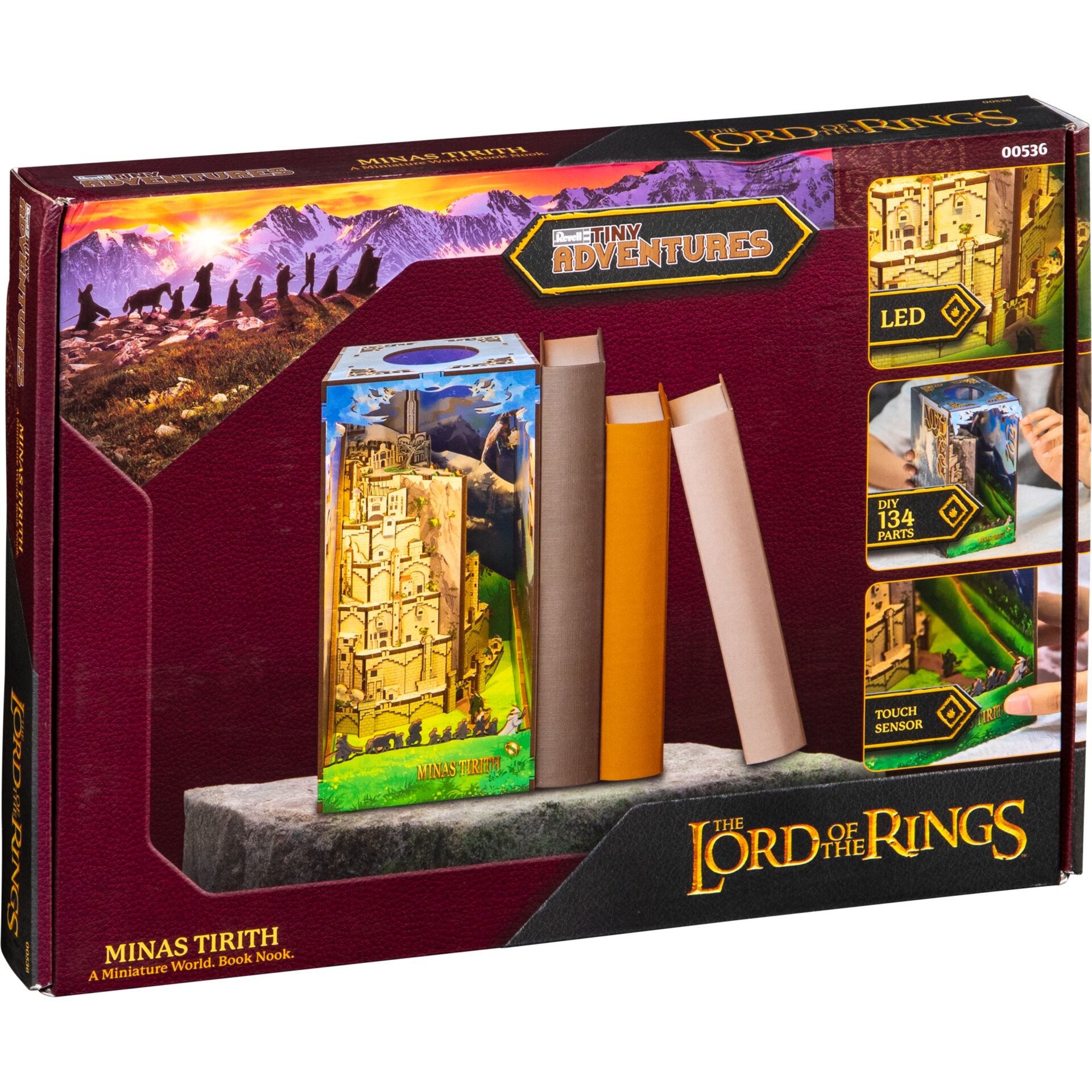 Minas Tirith, Miniature-Welt, Buch-Ecke, Der Herr der Ringe, LED-Anzeige
